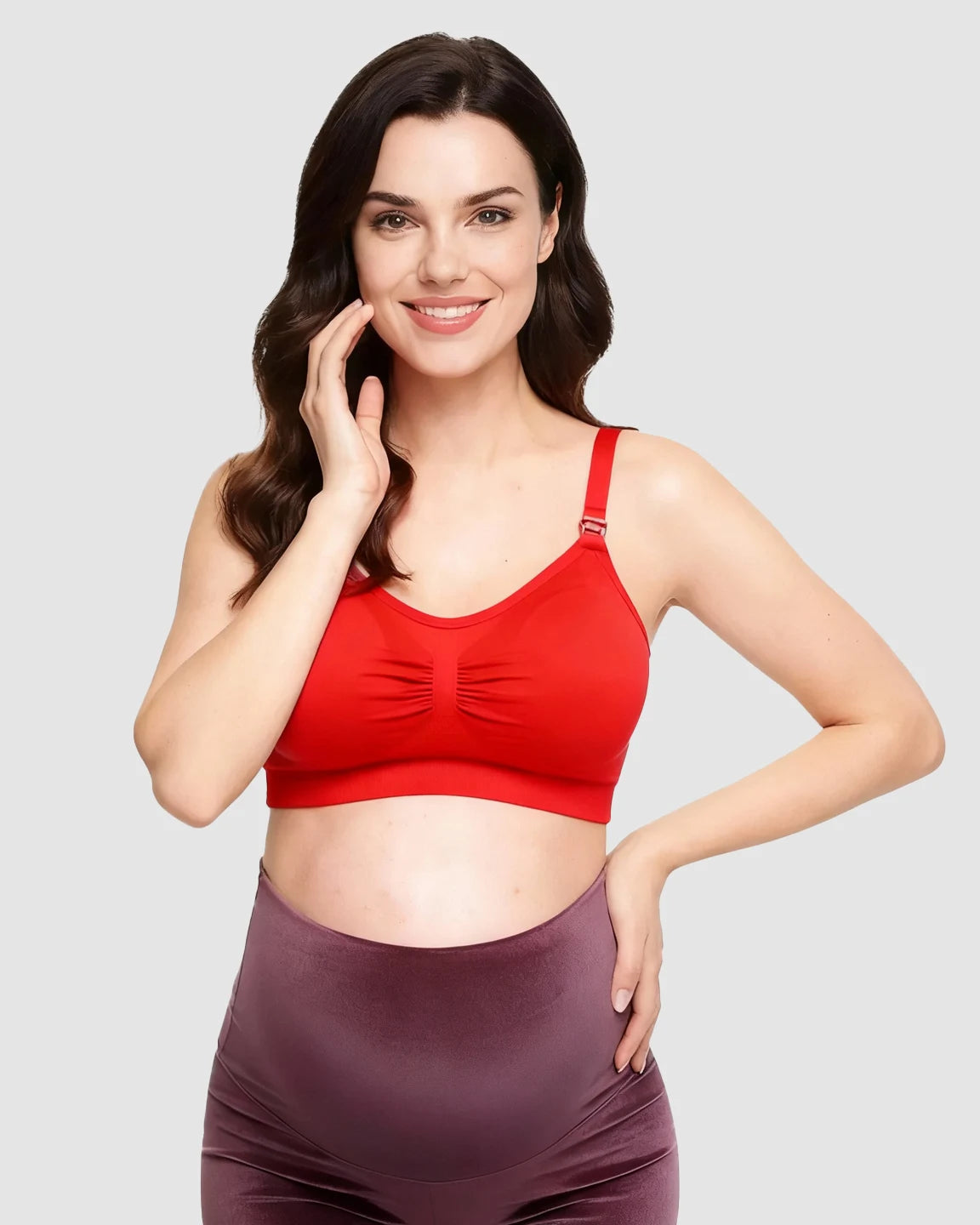 Seamless Soft Stretch Wireless Nursing Bra