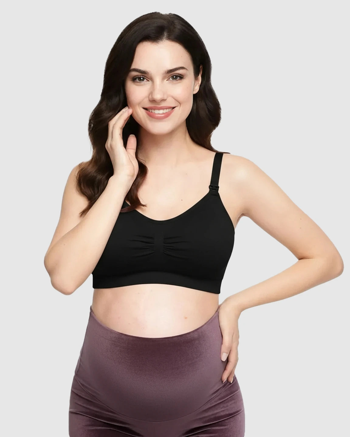 Seamless Soft Stretch Wireless Nursing Bra