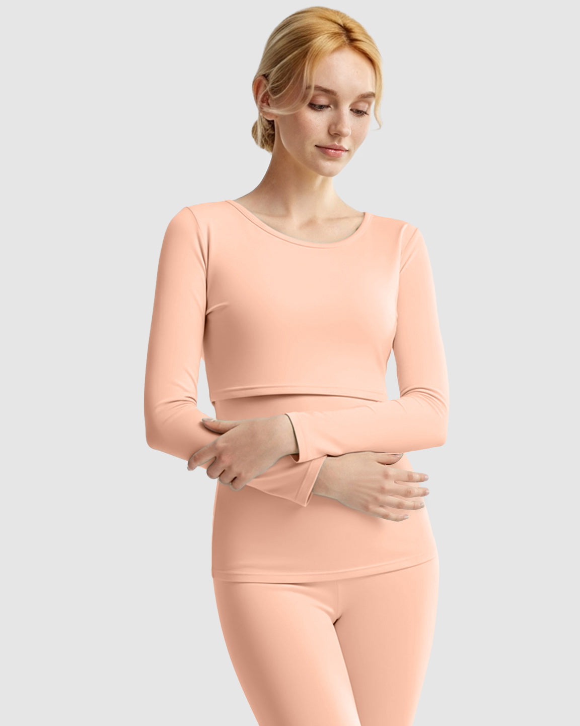 Thick Cotton Nursing Maternity Pajama Set