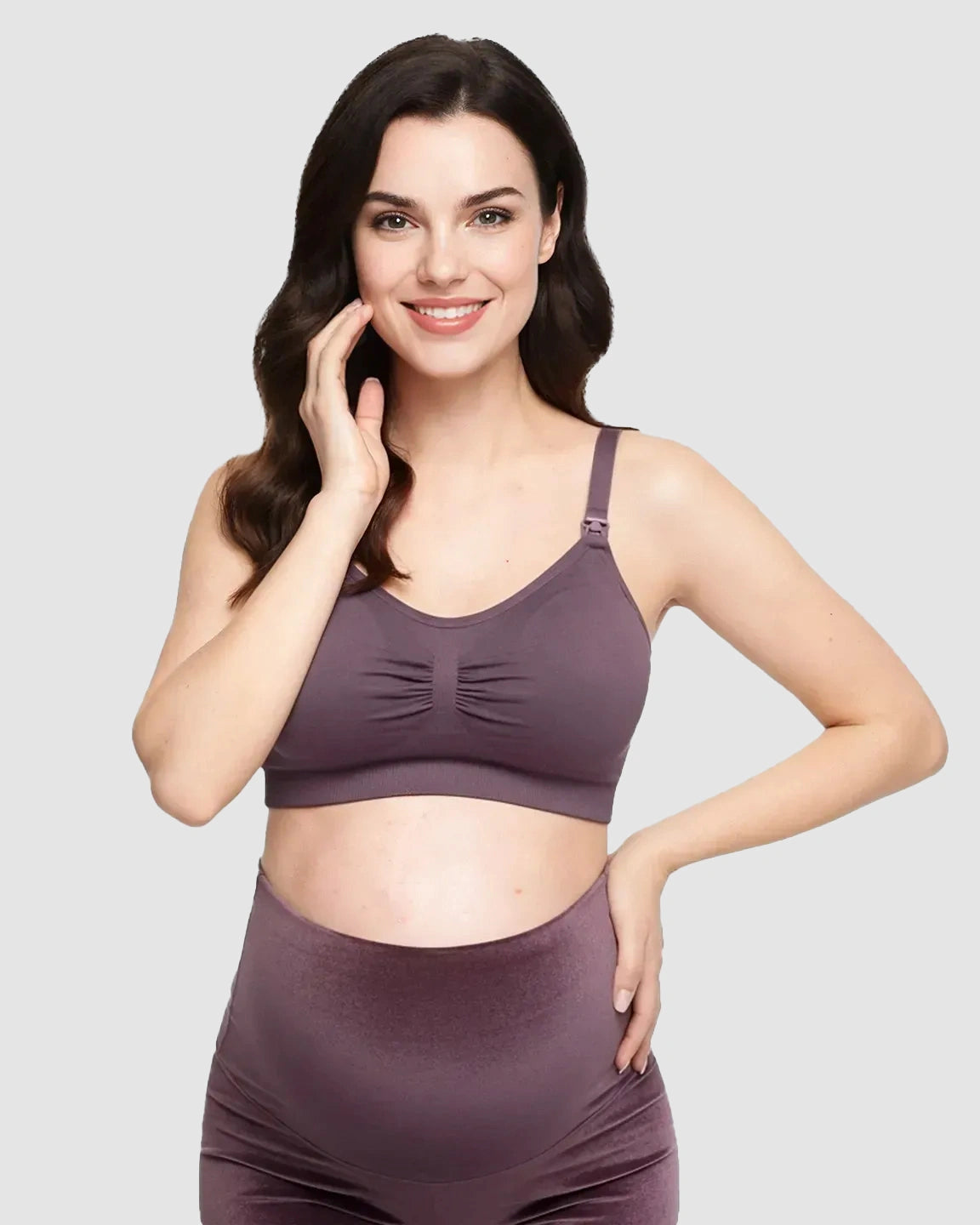 Seamless Soft Stretch Wireless Nursing Bra