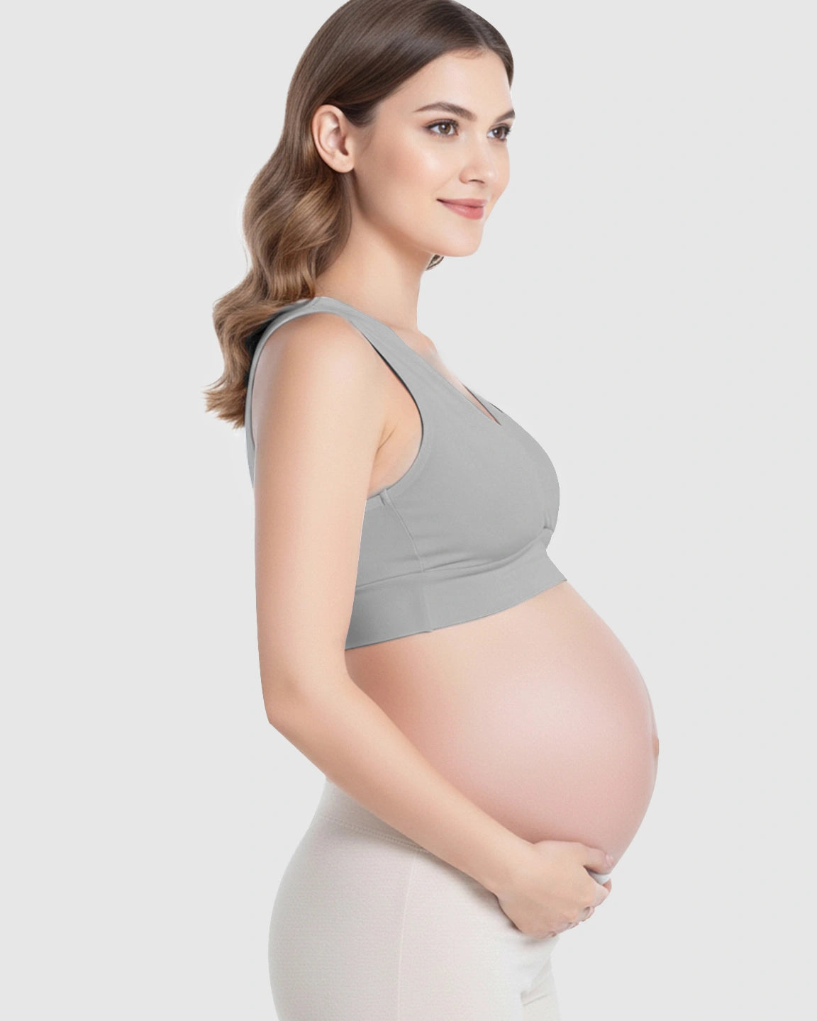 Wireless Cotton Crisscross Nursing Camisole Bra