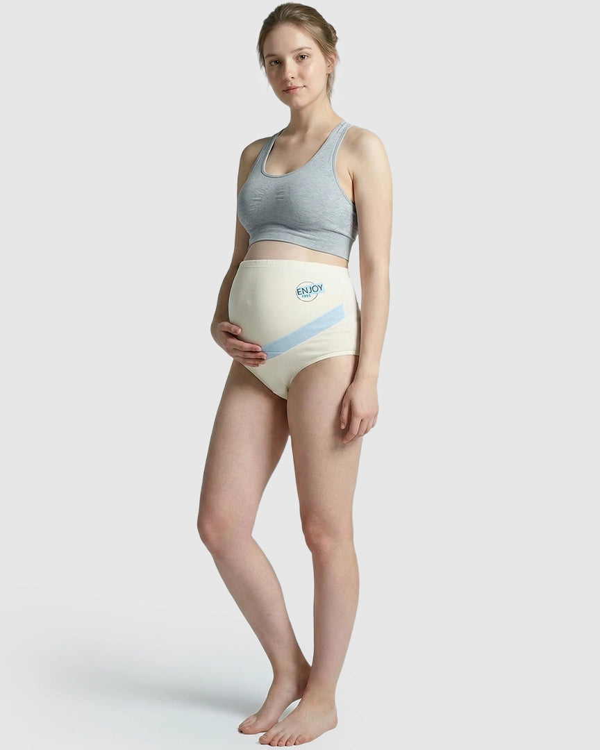 Crisscross High-Waist Maternity Underwear