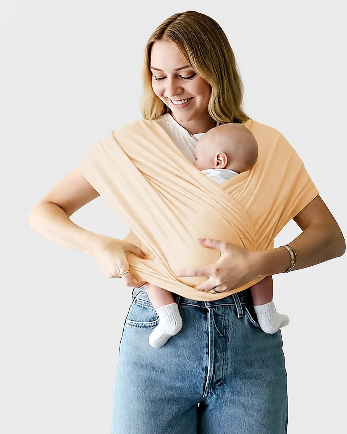 Skin-to-Skin Adjustable Baby Wrap Carrier