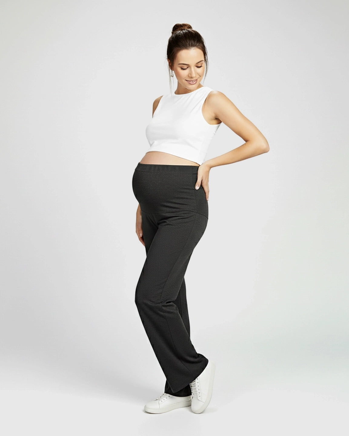 Comfort Fit Elastic Waist Maternity Pants