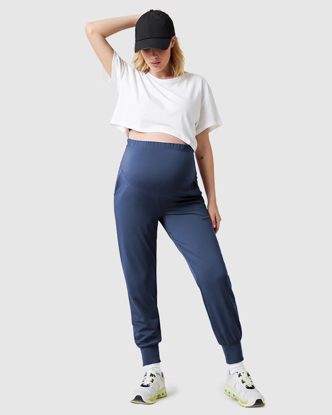 Supportive Slim-Fitting Maternity Joggers
