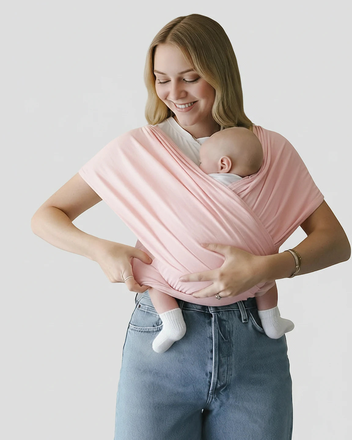 Skin-to-Skin Adjustable Baby Wrap Carrier