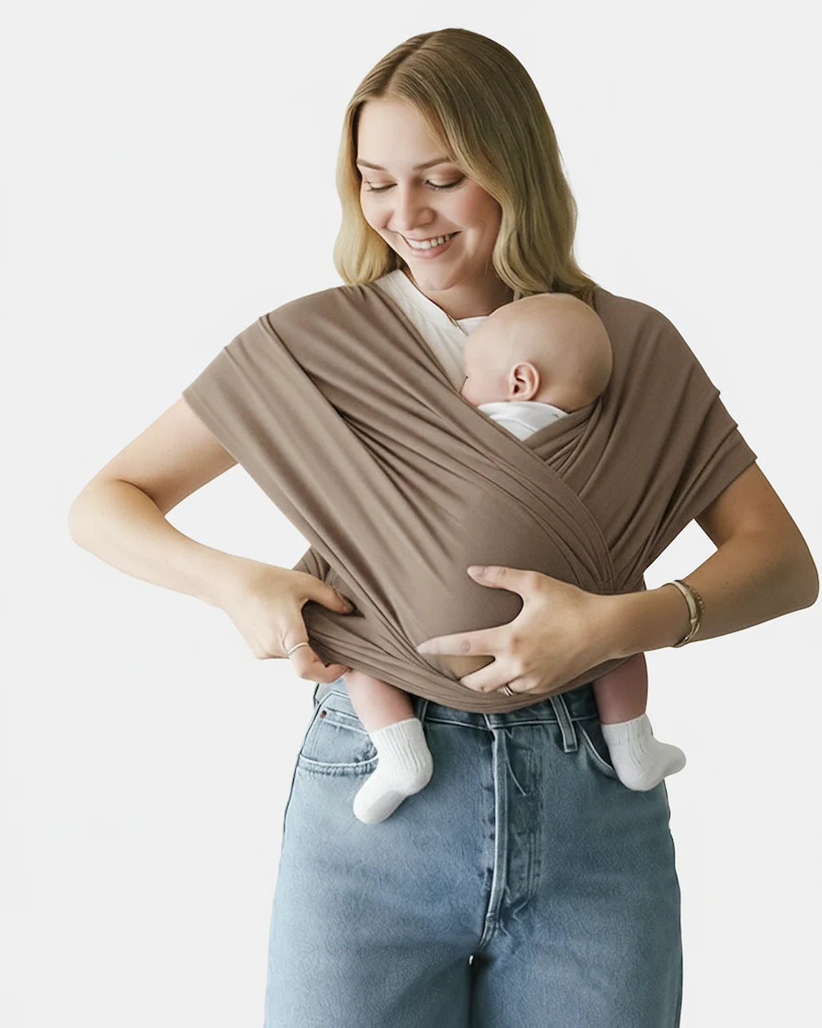 Skin-to-Skin Adjustable Baby Wrap Carrier