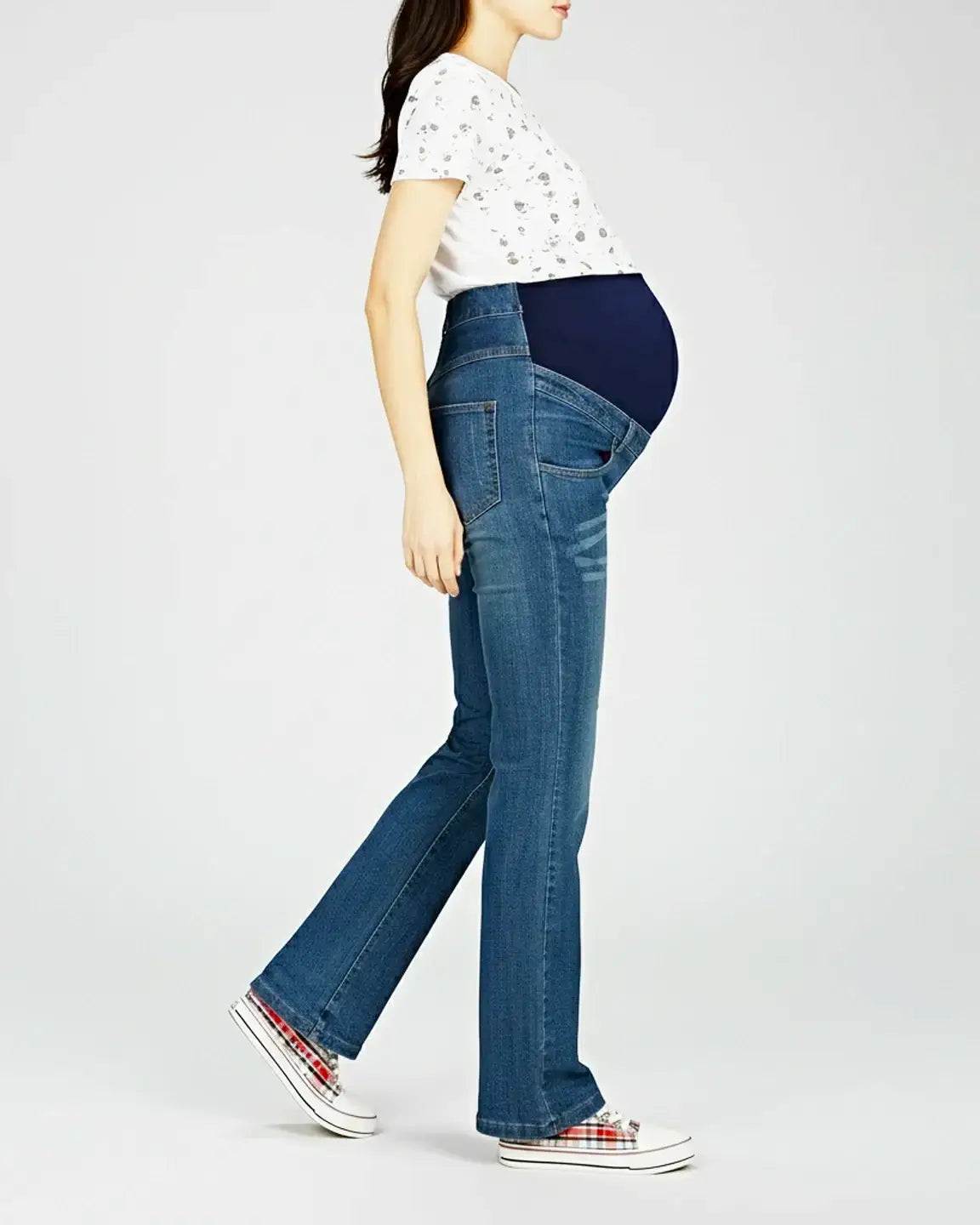 Classic Boot-Cut Maternity Jeans