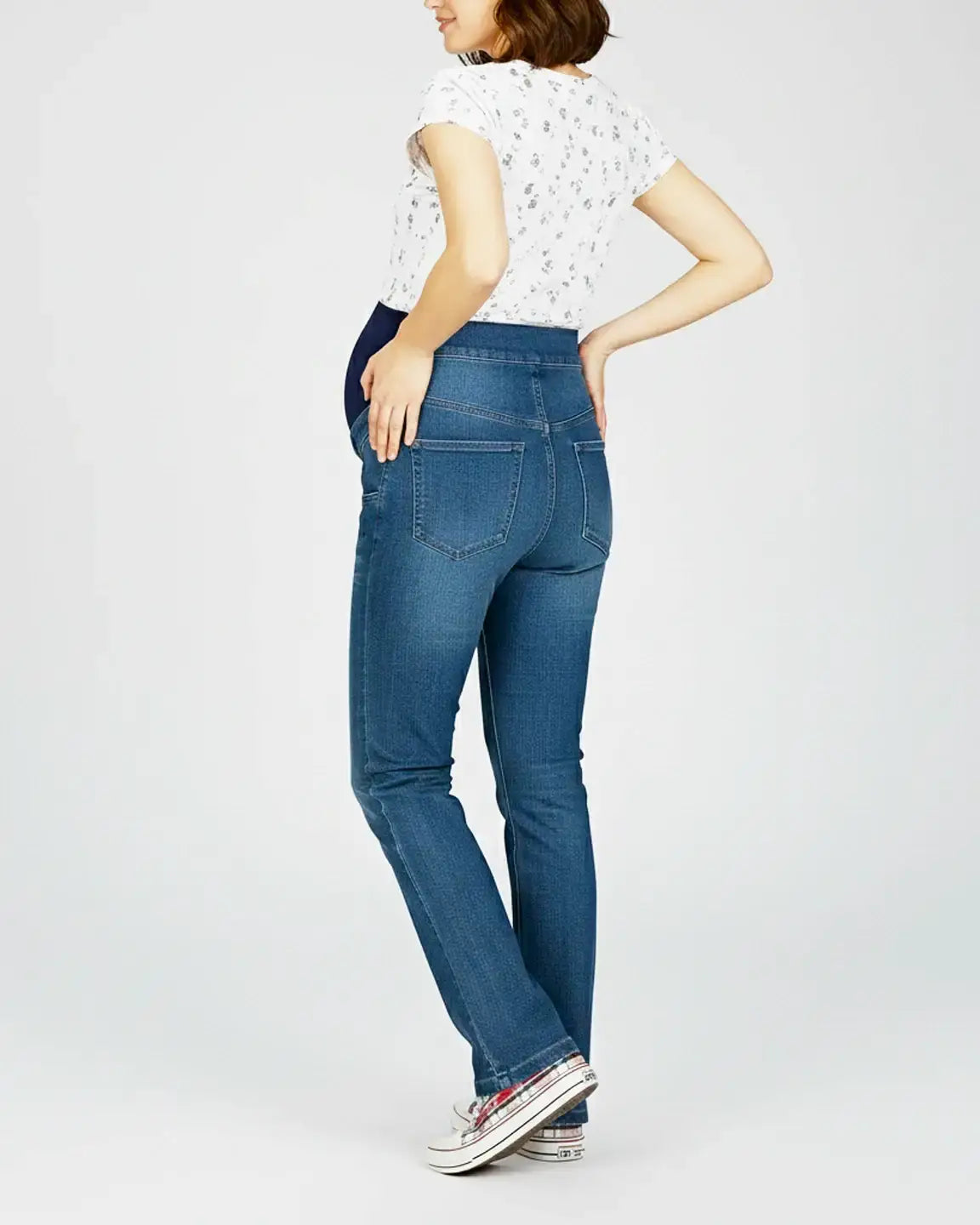 Classic Boot-Cut Maternity Jeans
