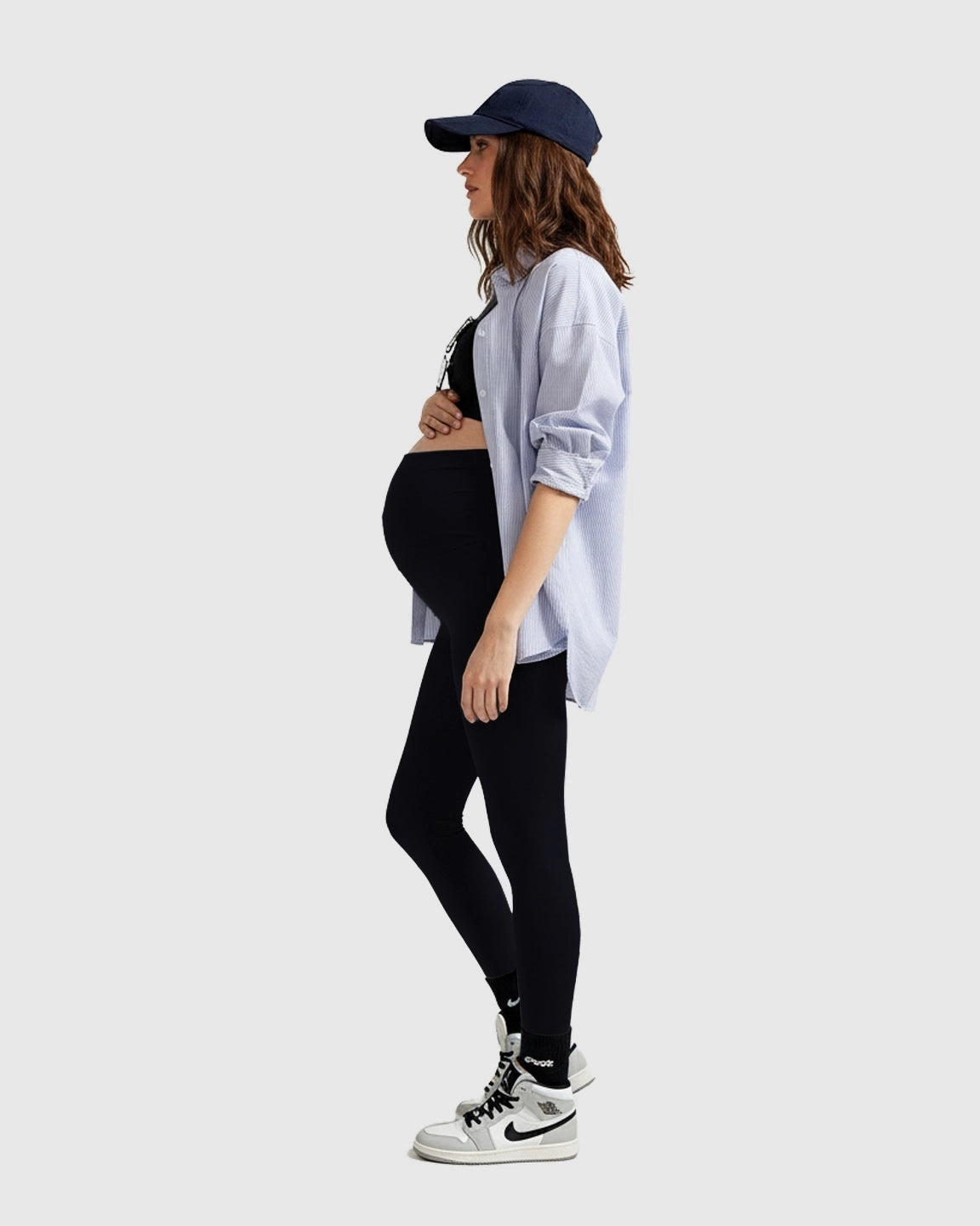 Ultra-Soft Support Maternity Midi Leggings