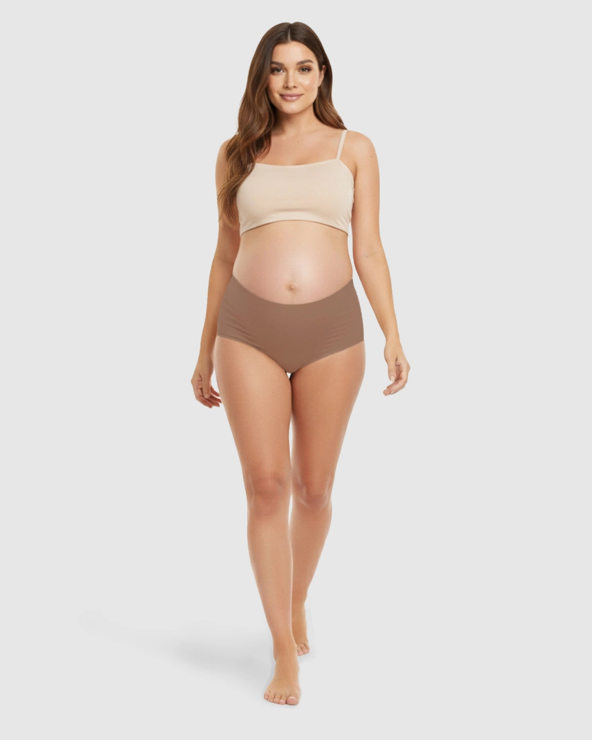 Seamless High-Waist Support Maternity Underwear