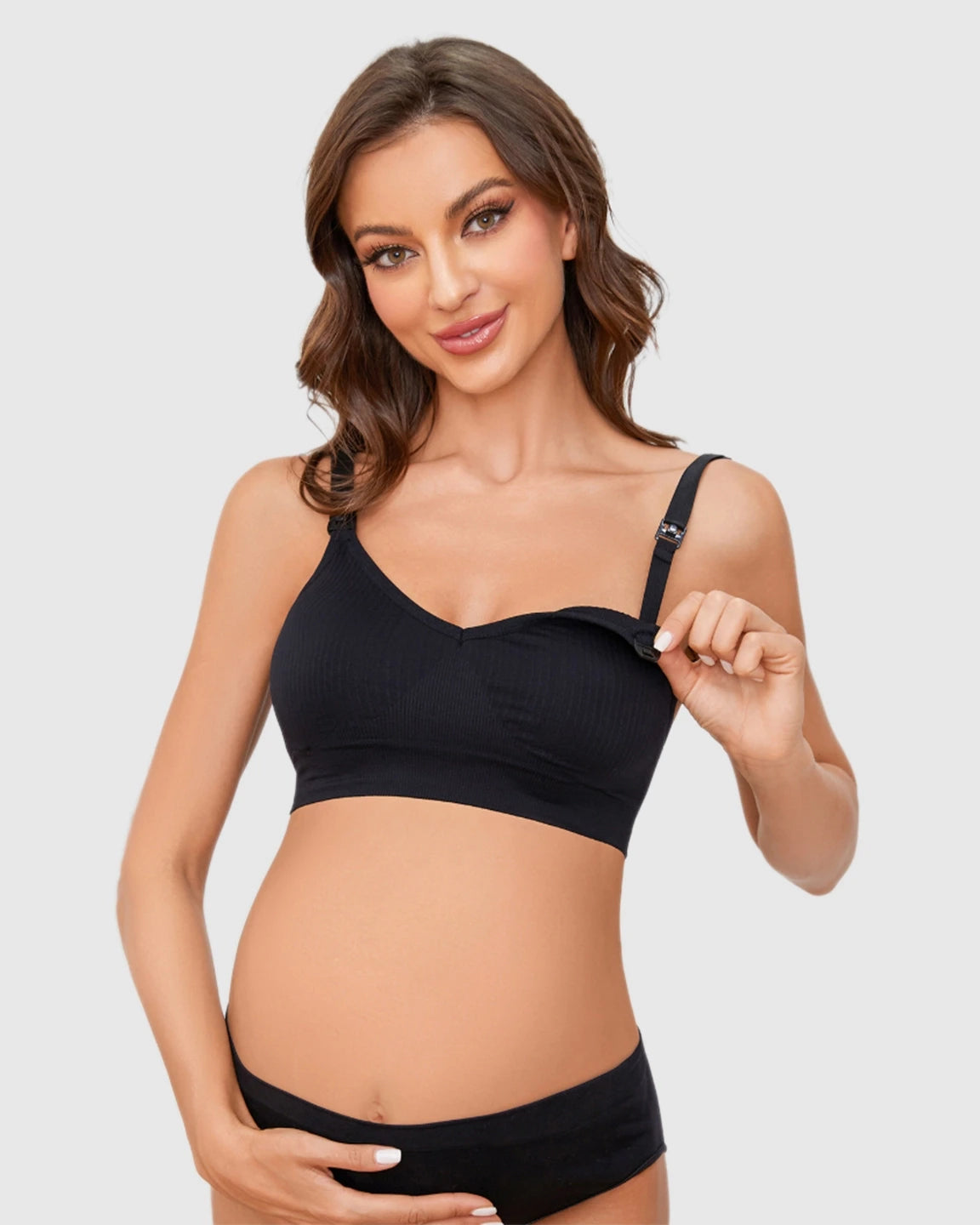 Wireless Front-Open Maternity Nursing Bra