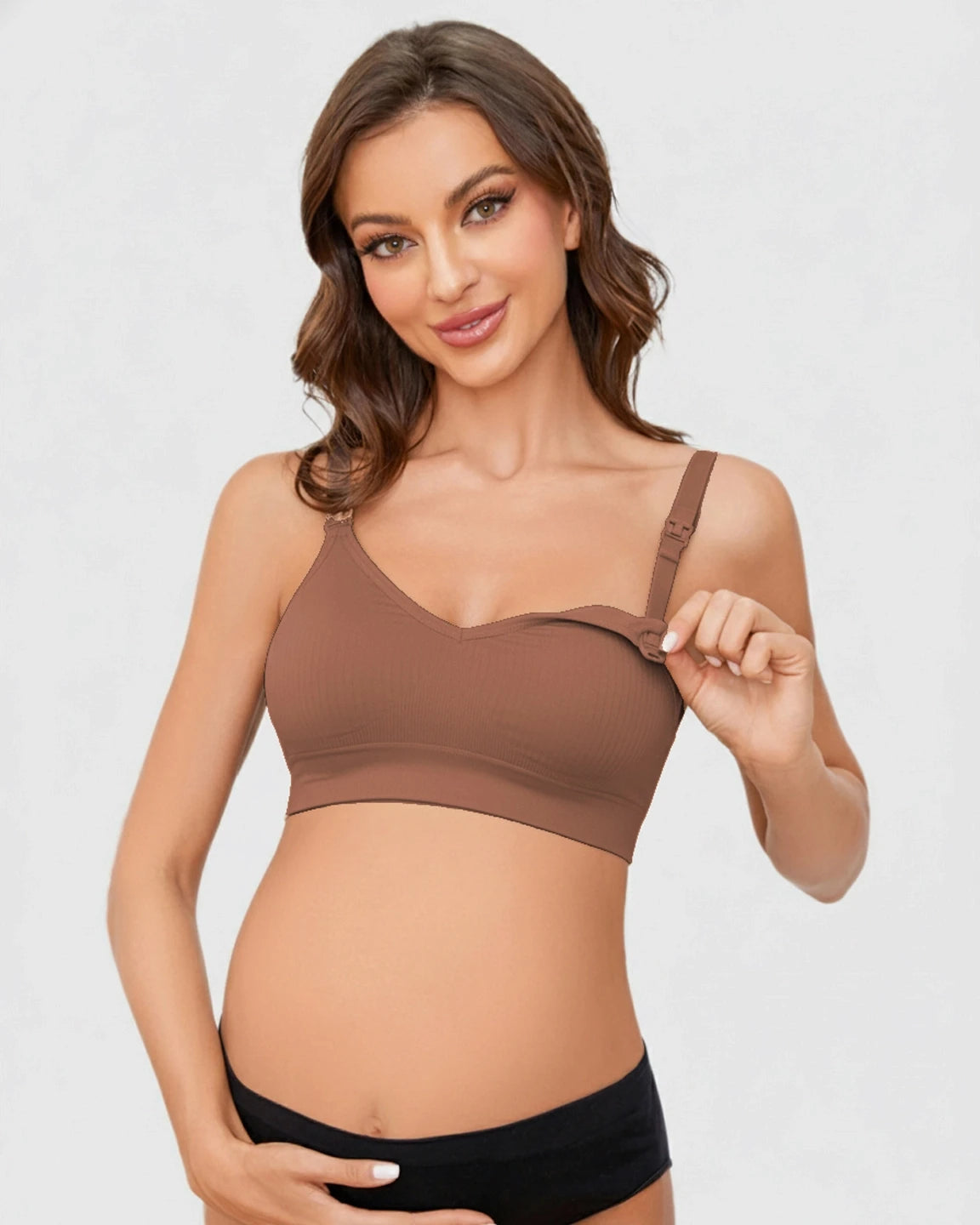 Wireless Front-Open Maternity Nursing Bra