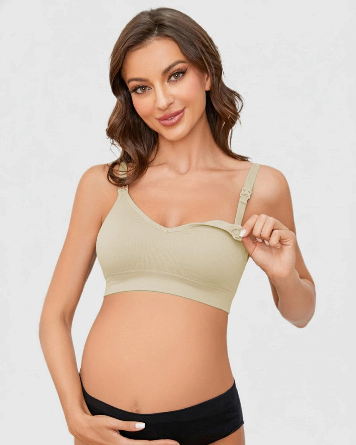 Wireless Front-Open Maternity Nursing Bra