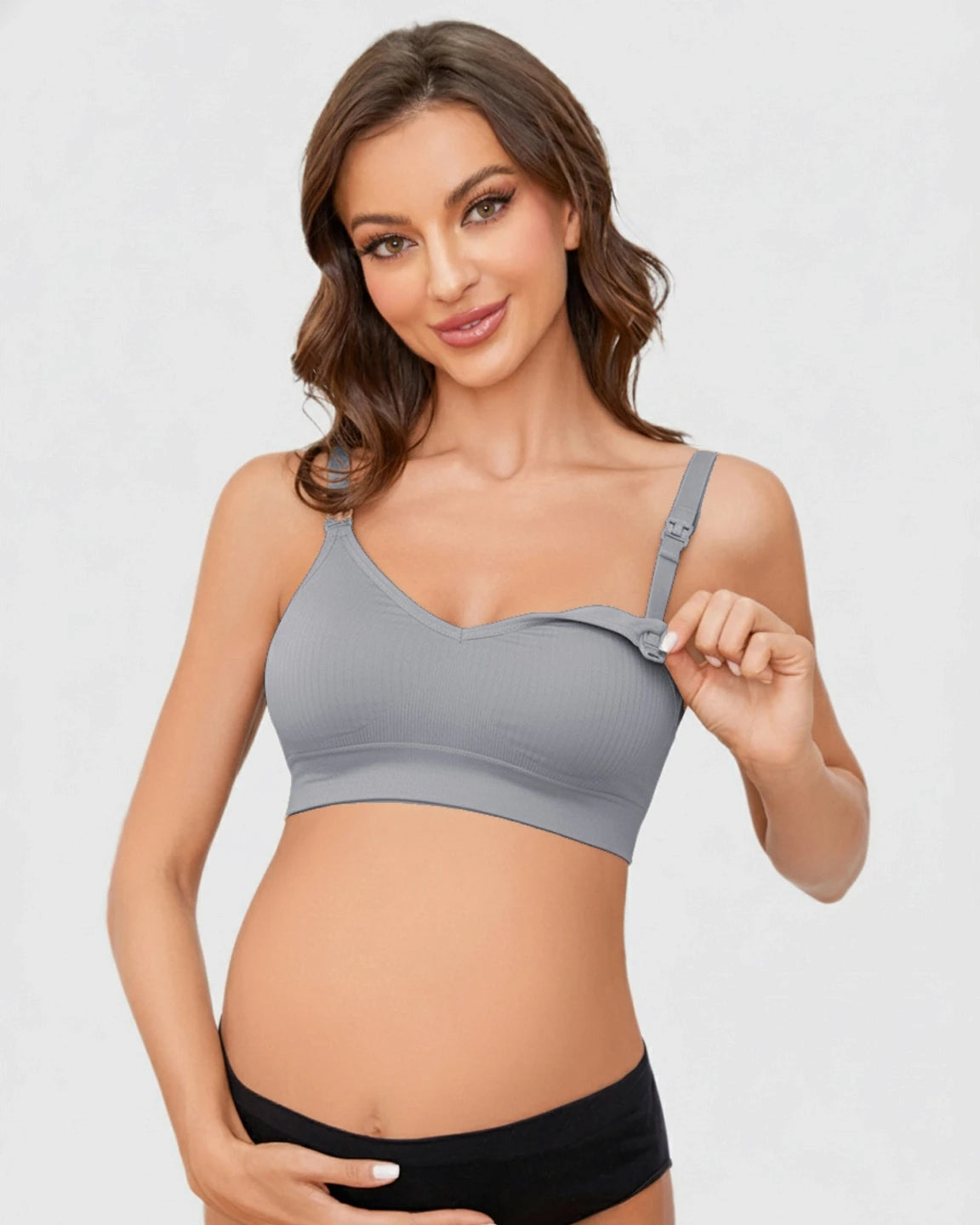 Wireless Front-Open Maternity Nursing Bra