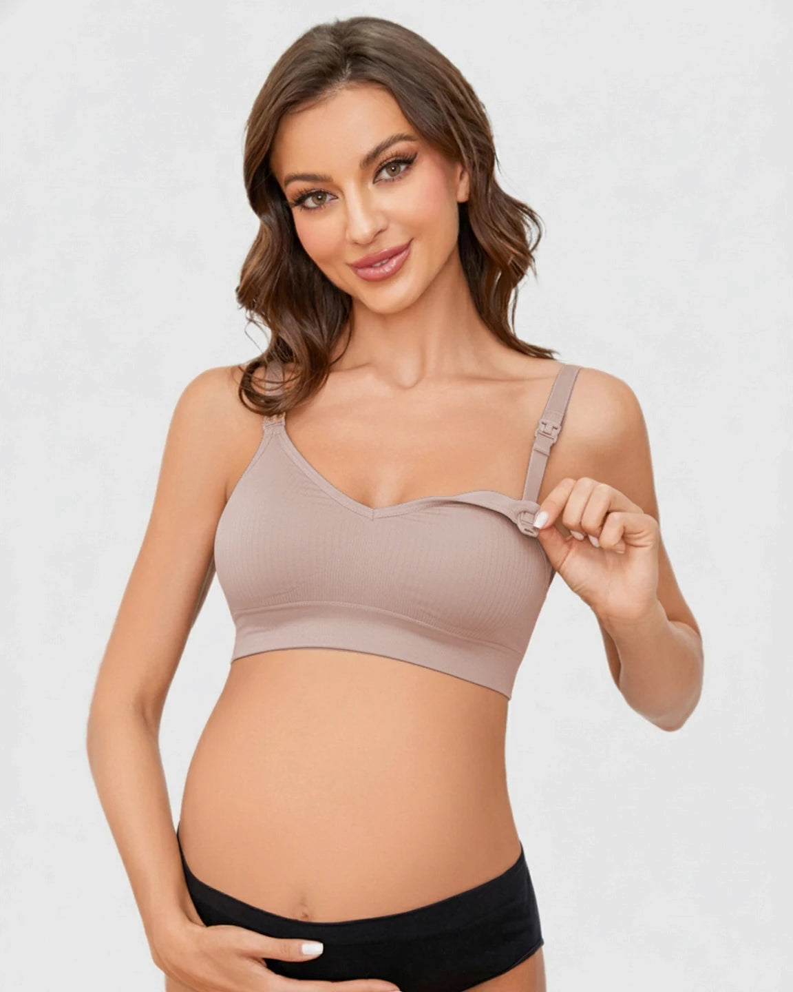 Wireless Front-Open Maternity Nursing Bra
