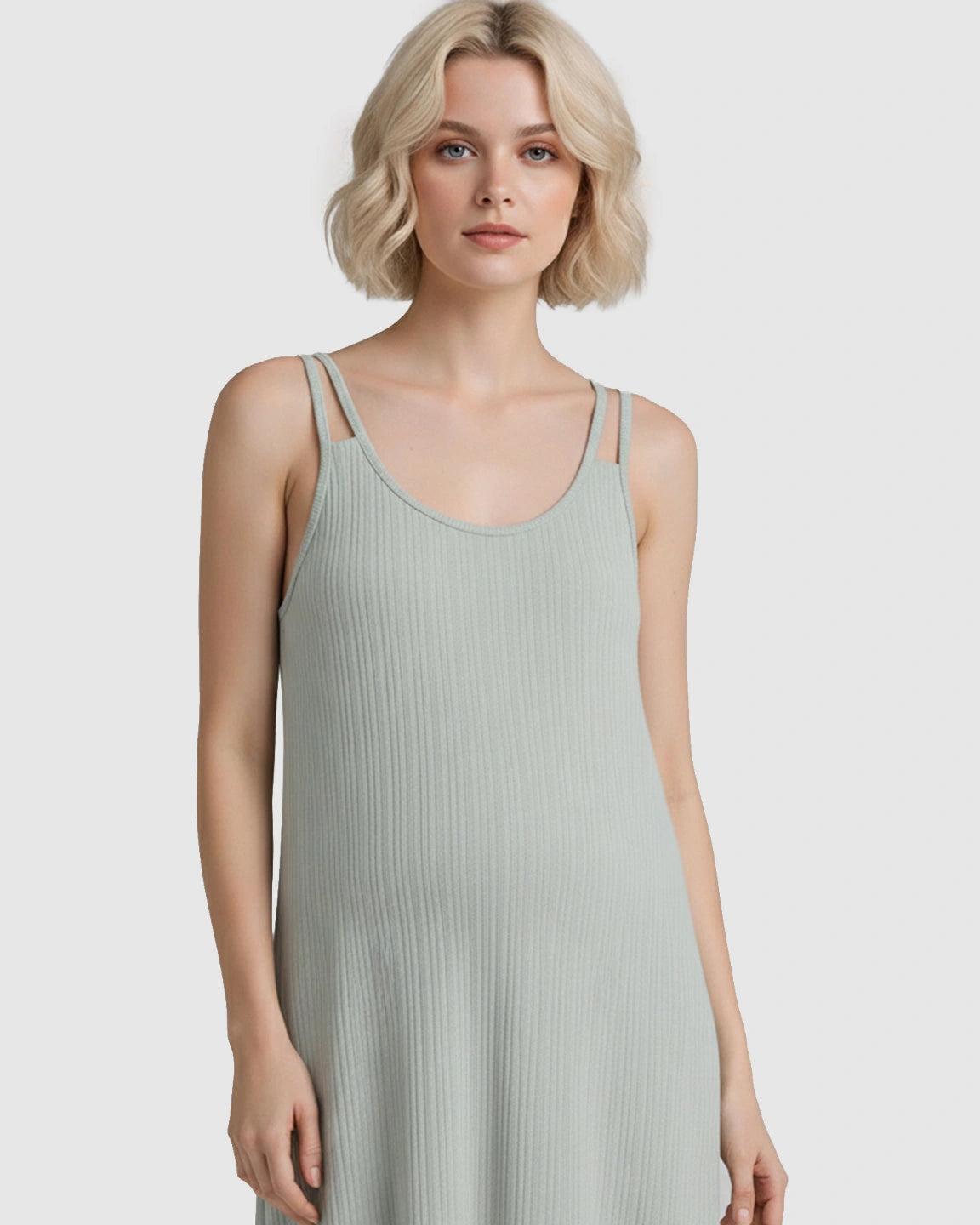 Double Shoulder Straps Everyday Maternity Dress