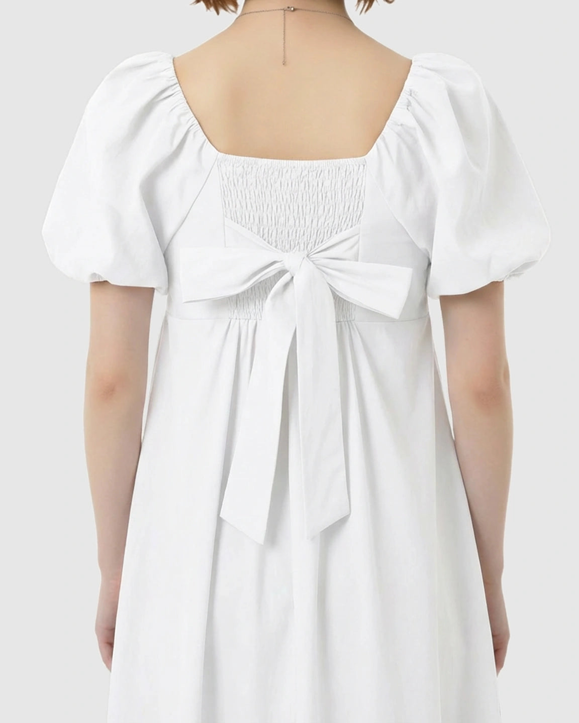 Short Puff Sleeve Casual Maternity Maxi Dress