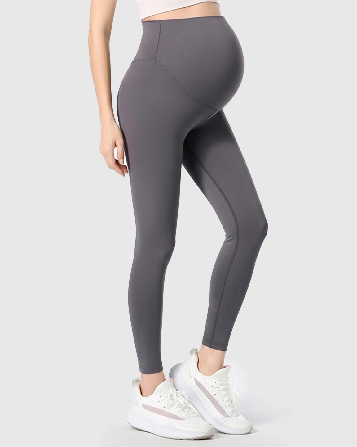 Double-Layer Belly Support Maternity Leggings
