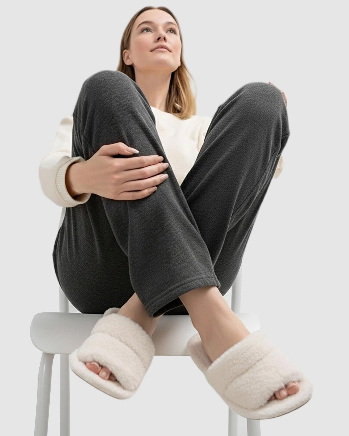 Wide-Leg Flowy Support Maternity Pants