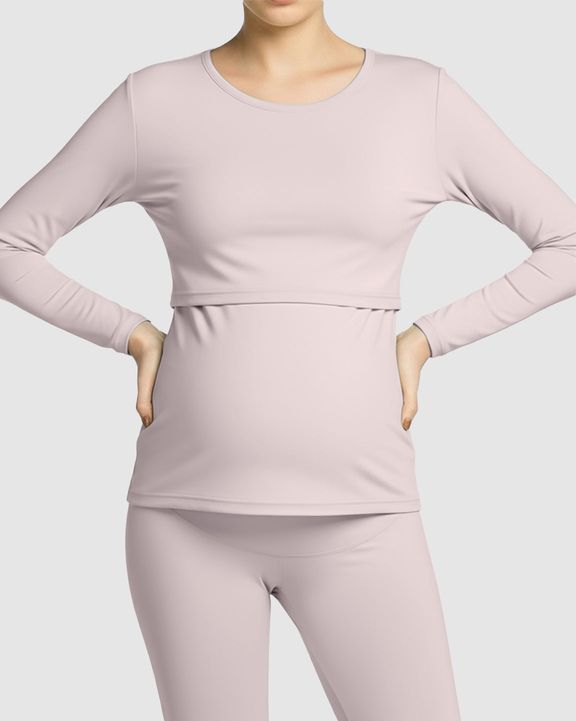 Thick Cotton Nursing Maternity Pajama Set
