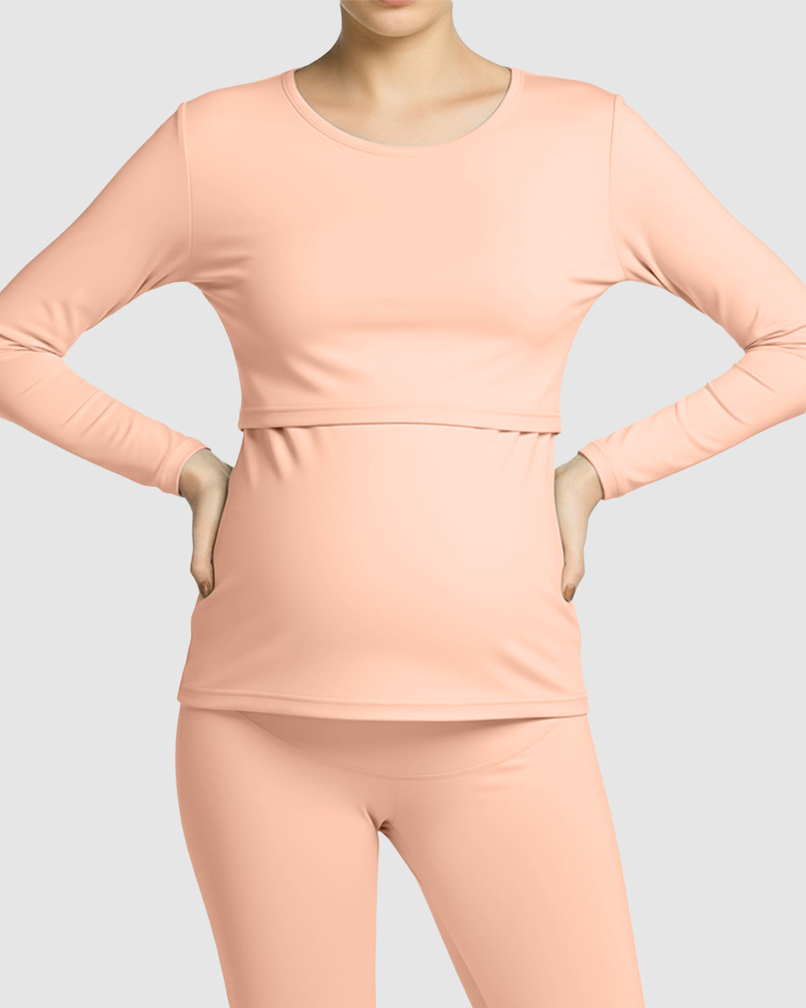 Thick Cotton Nursing Maternity Pajama Set
