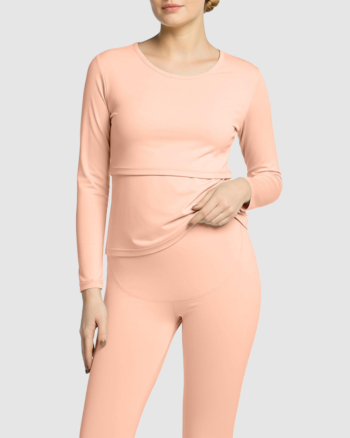Thick Cotton Nursing Maternity Pajama Set