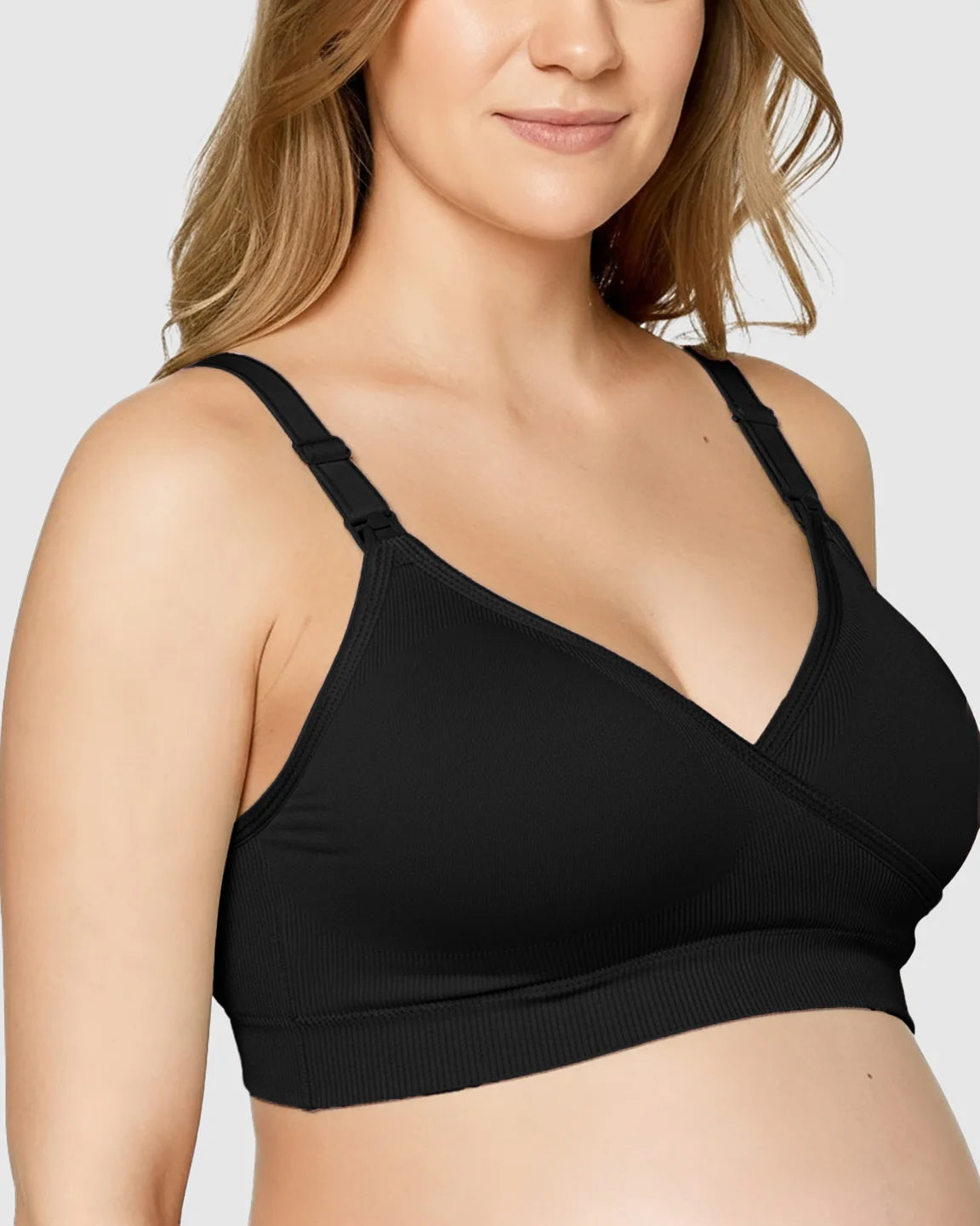 Seamless Front-Open Soft Stretch Nursing Bra