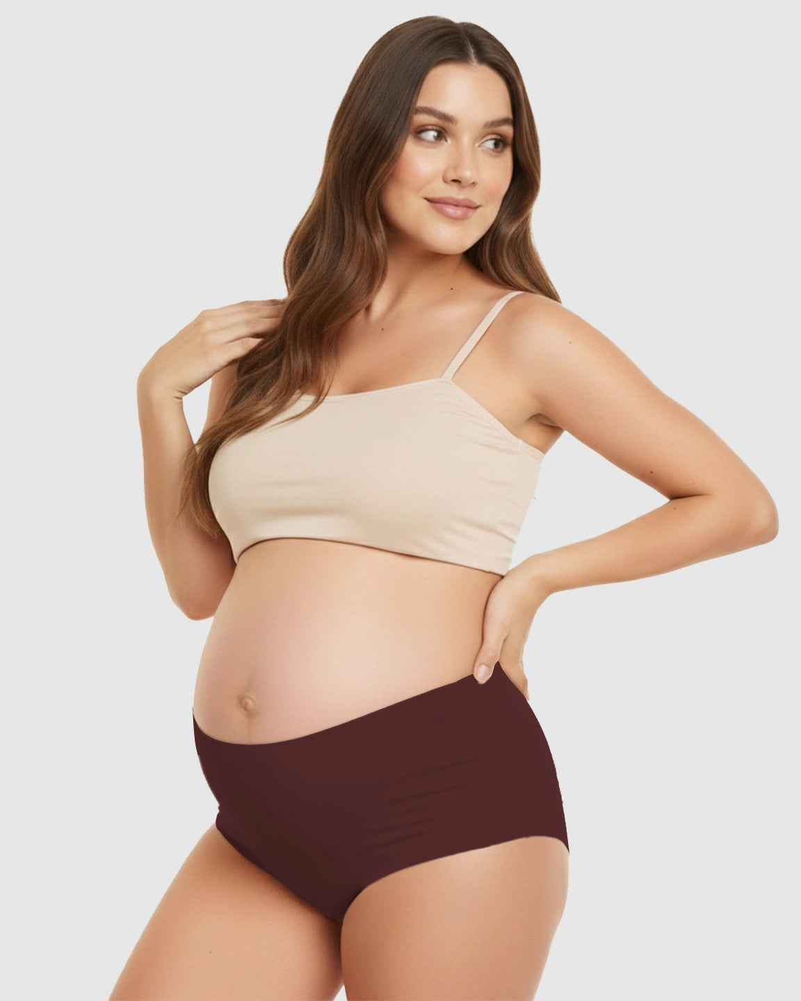 Seamless High-Waist Support Maternity Underwear