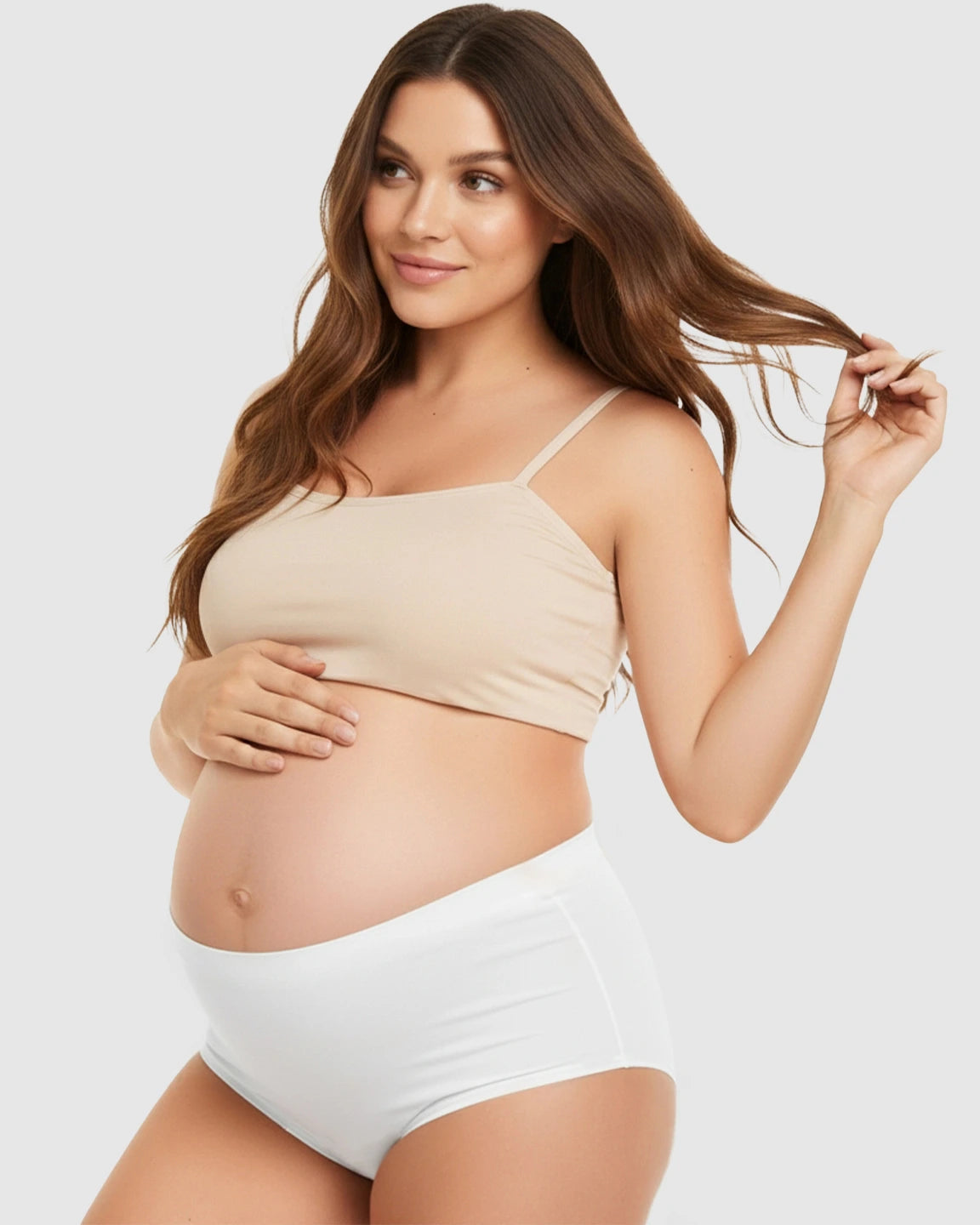 Seamless High-Waist Support Maternity Underwear