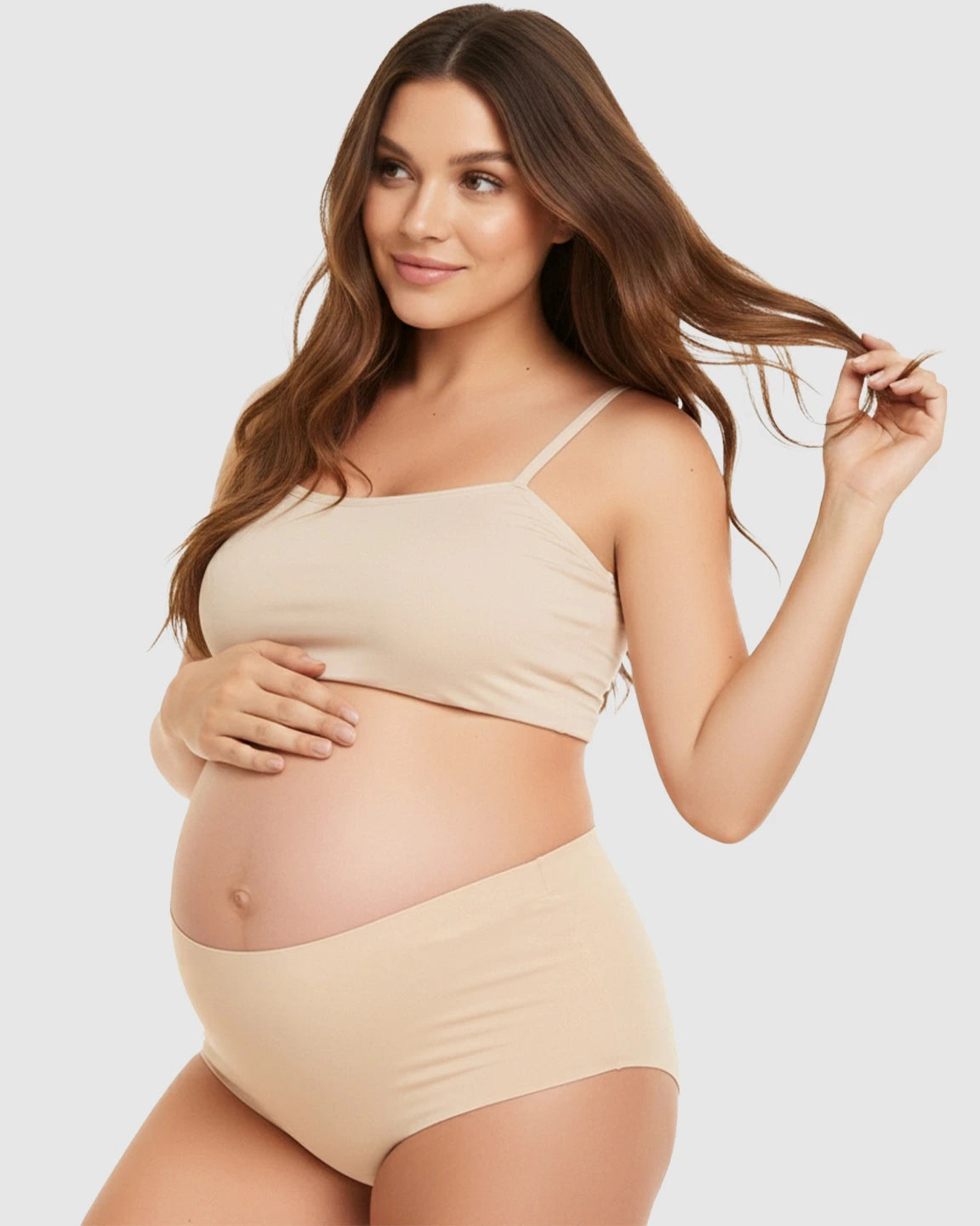 Seamless High-Waist Support Maternity Underwear