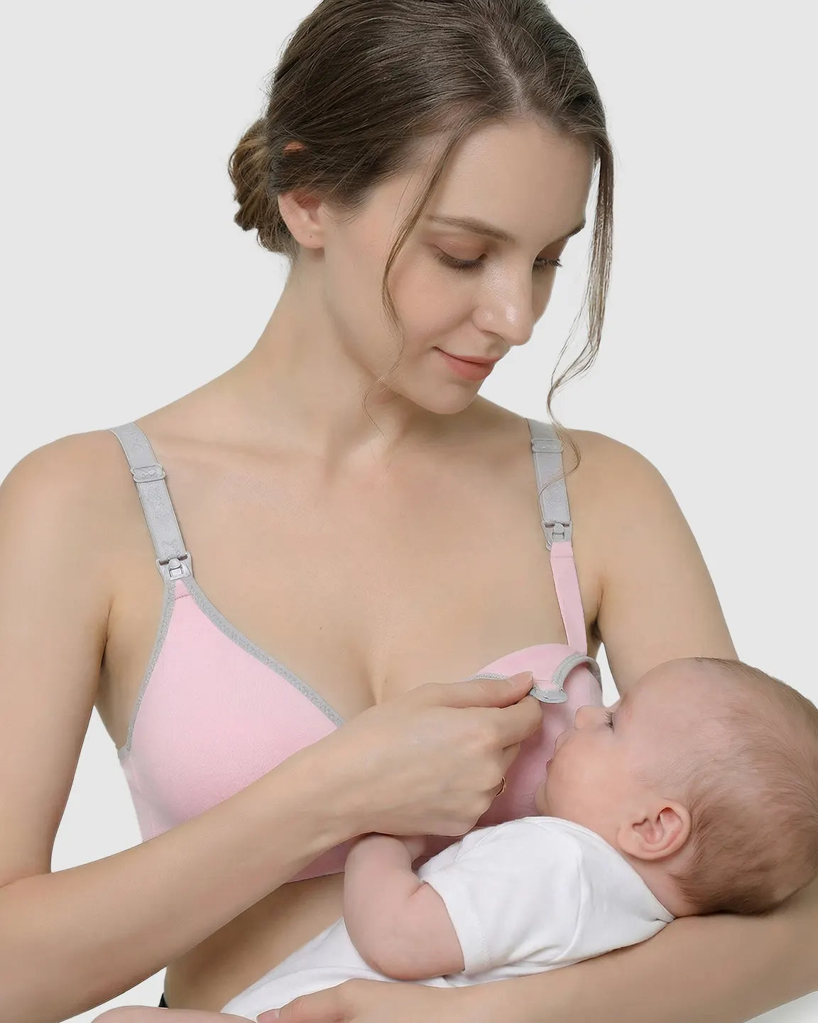 Front-Open Cotton Nursing Bra