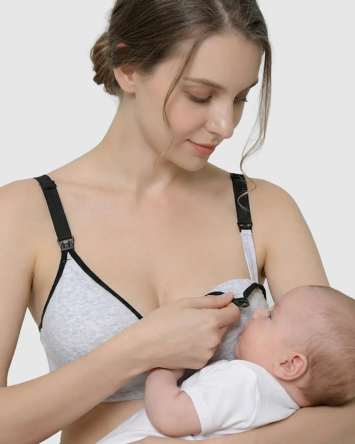 Front-Open Cotton Nursing Bra