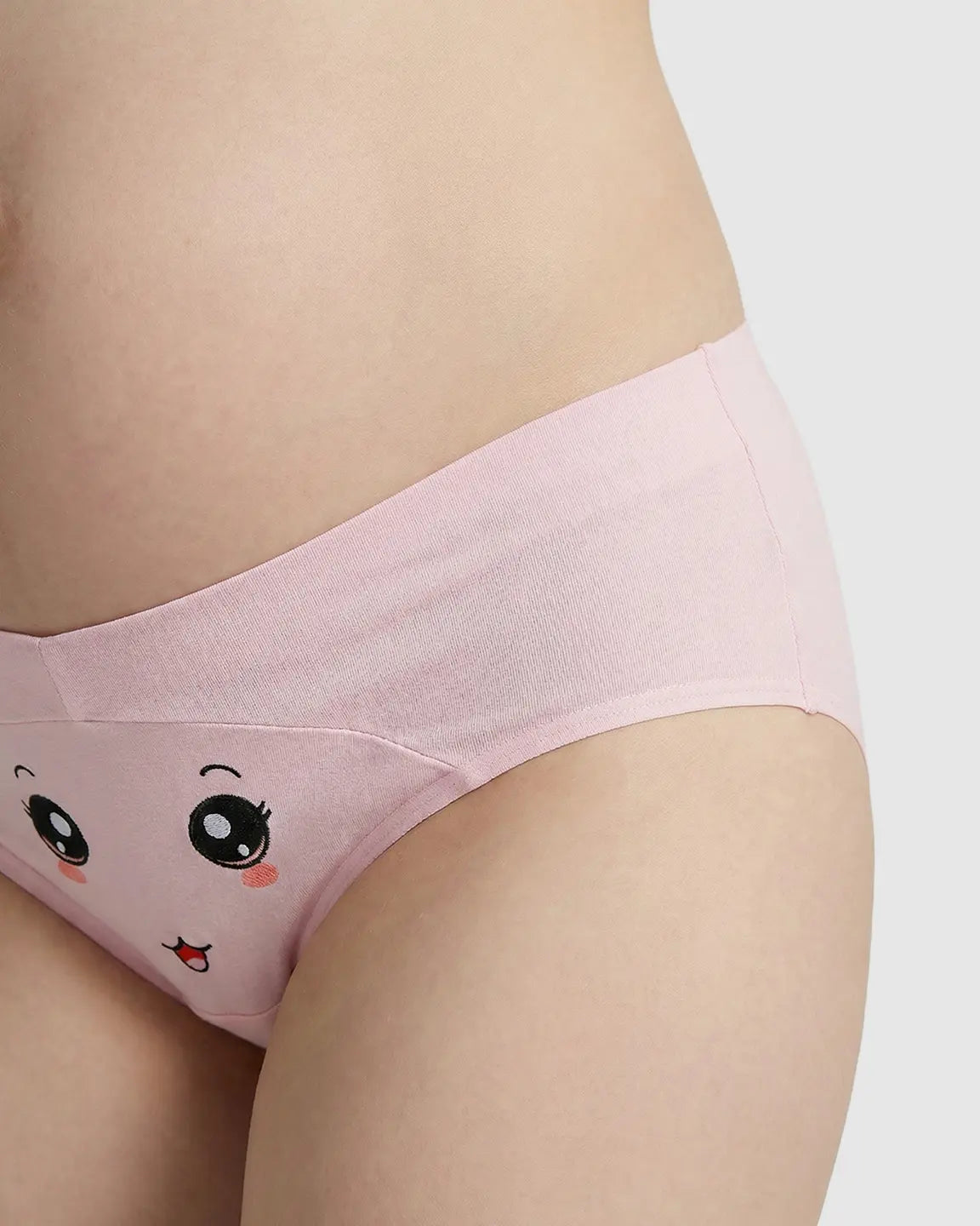Mid-Waist Cotton Maternity Panties
