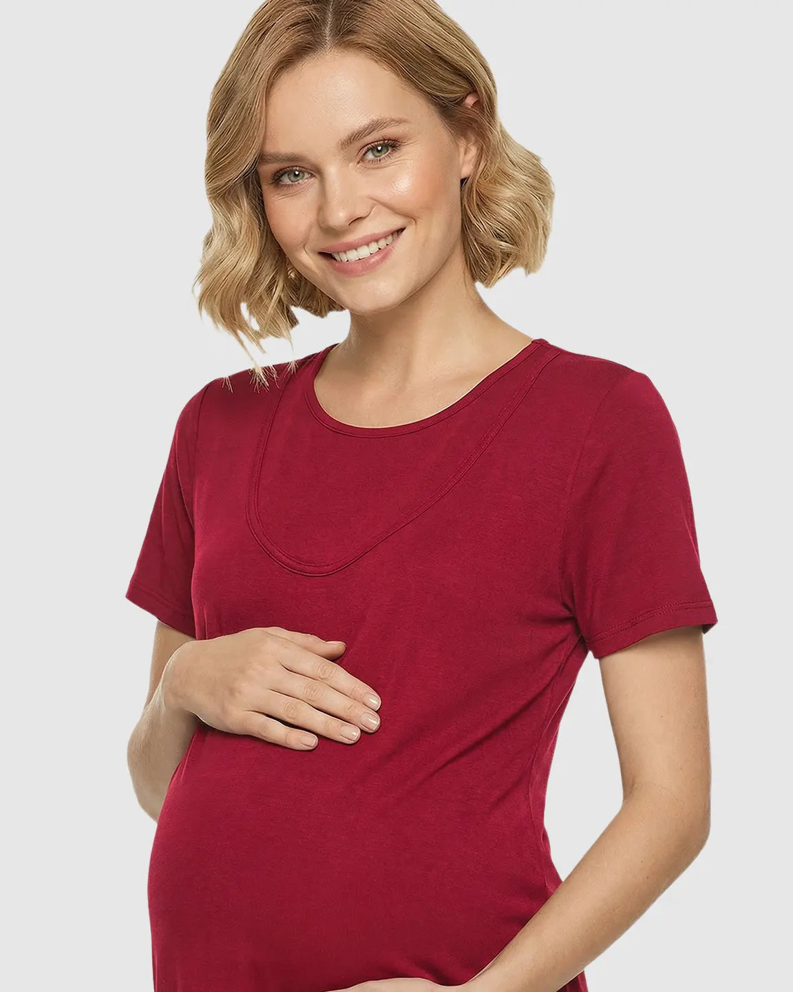 Easy Nursing-Access Modal Maternity Sleepwear