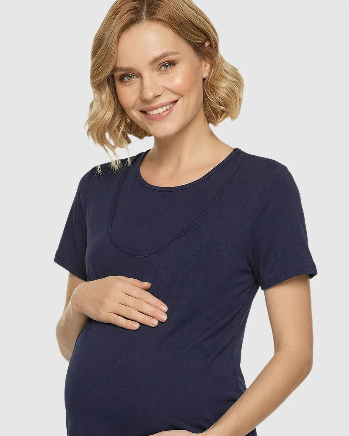 Easy Nursing-Access Modal Maternity Sleepwear