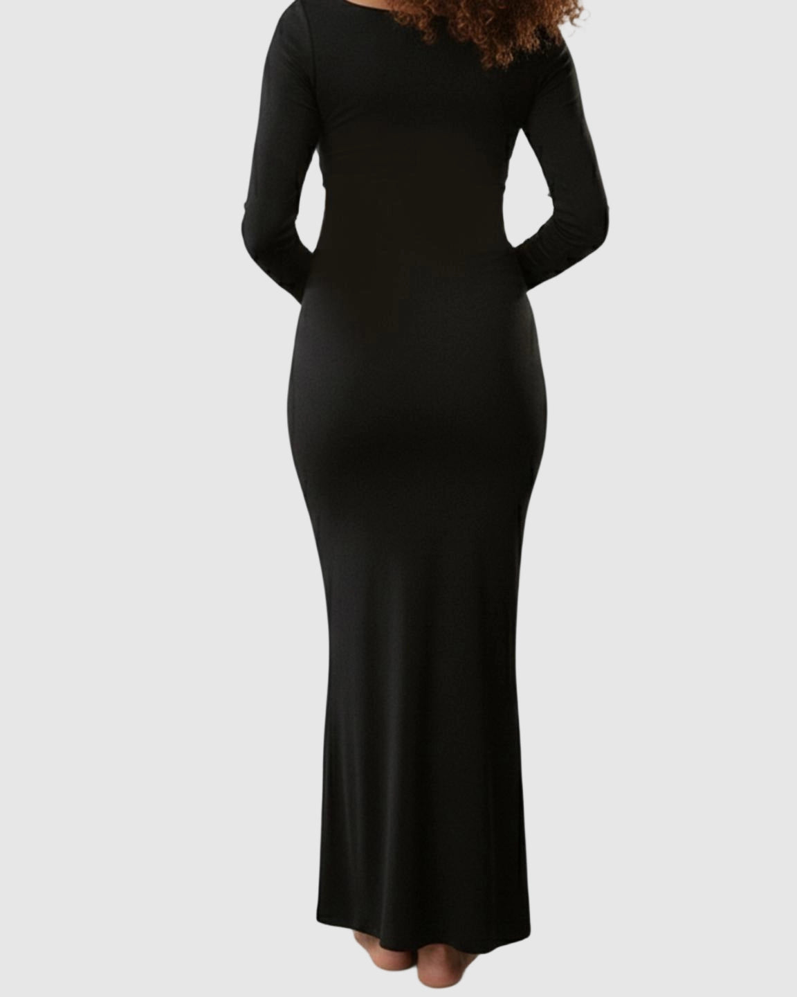 Butt Lifting Bodycon Two-Piece Maternity Maxi Dress