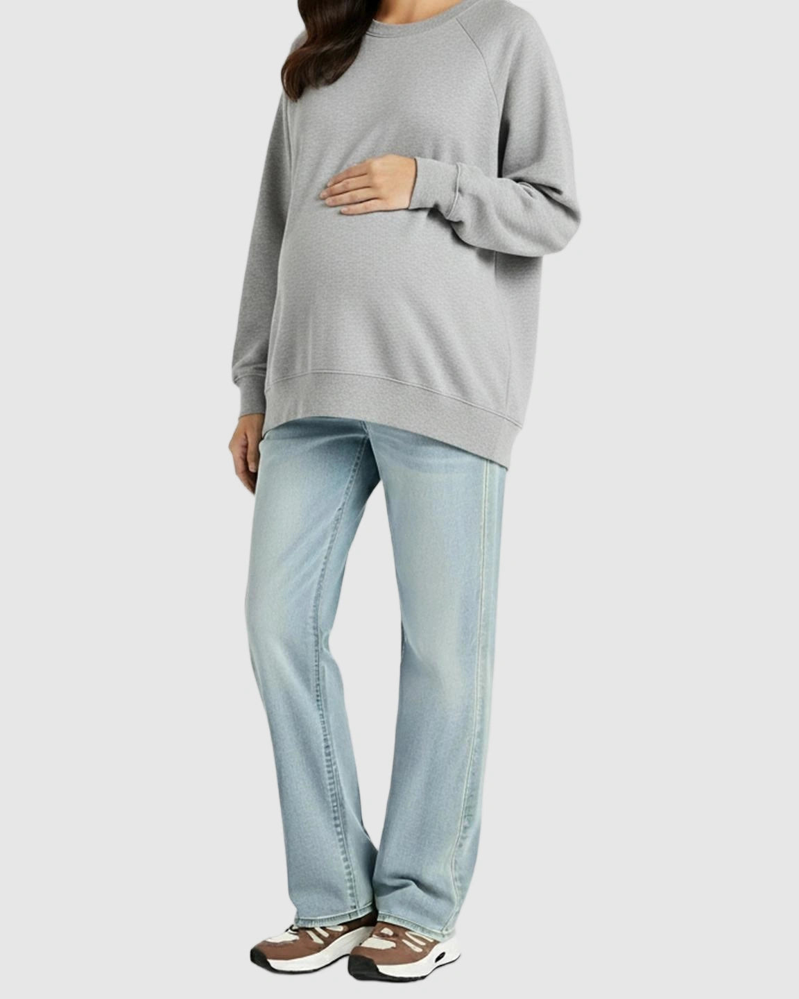 Soft Stretch Straight-Leg Maternity Jeans