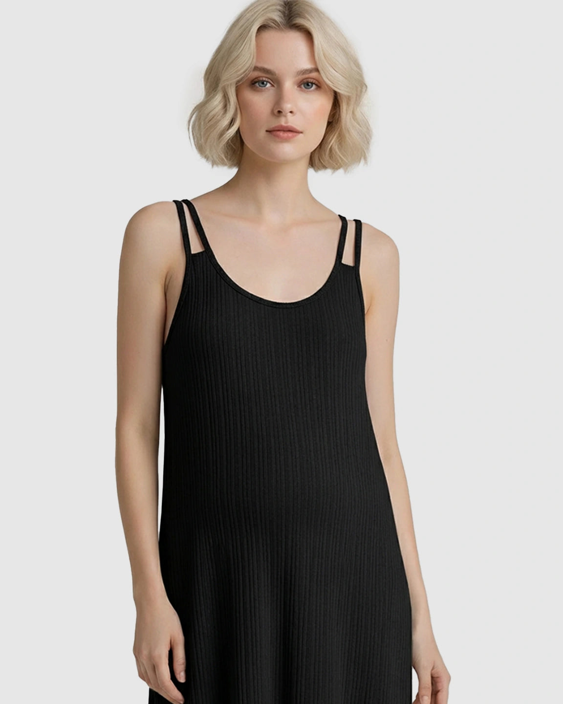 Double Shoulder Straps Everyday Maternity Dress