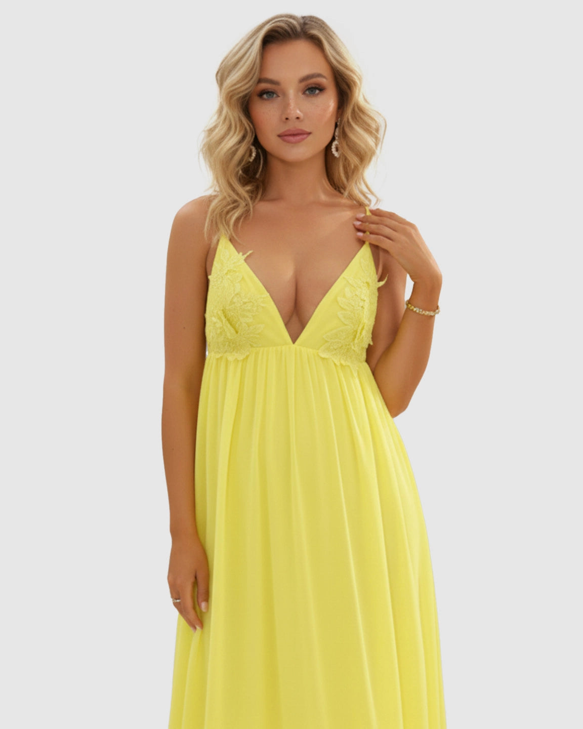 Low Open Back Flowy Maternity Dress