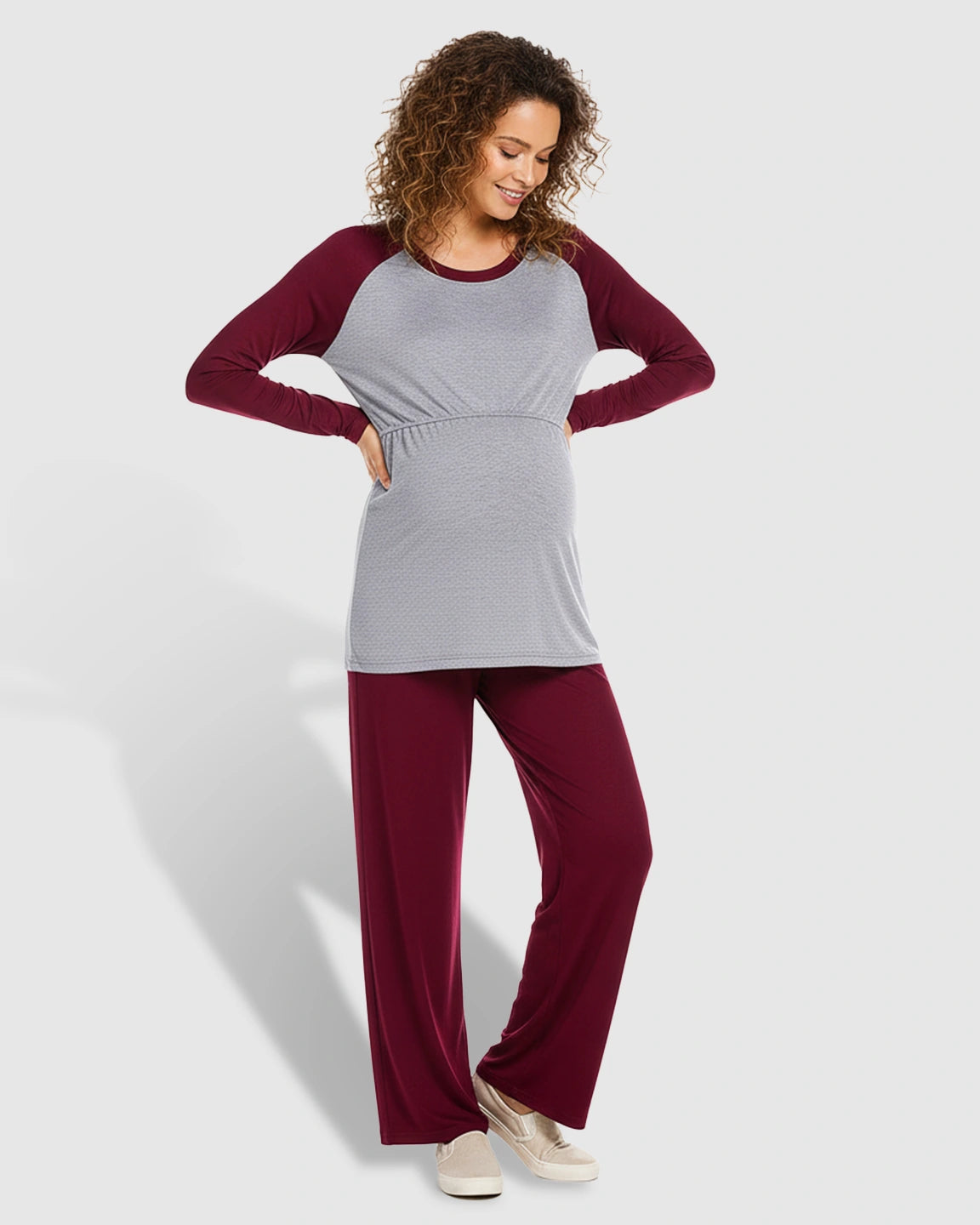 Soft Stretch Nursing Maternity Sleepwear Set