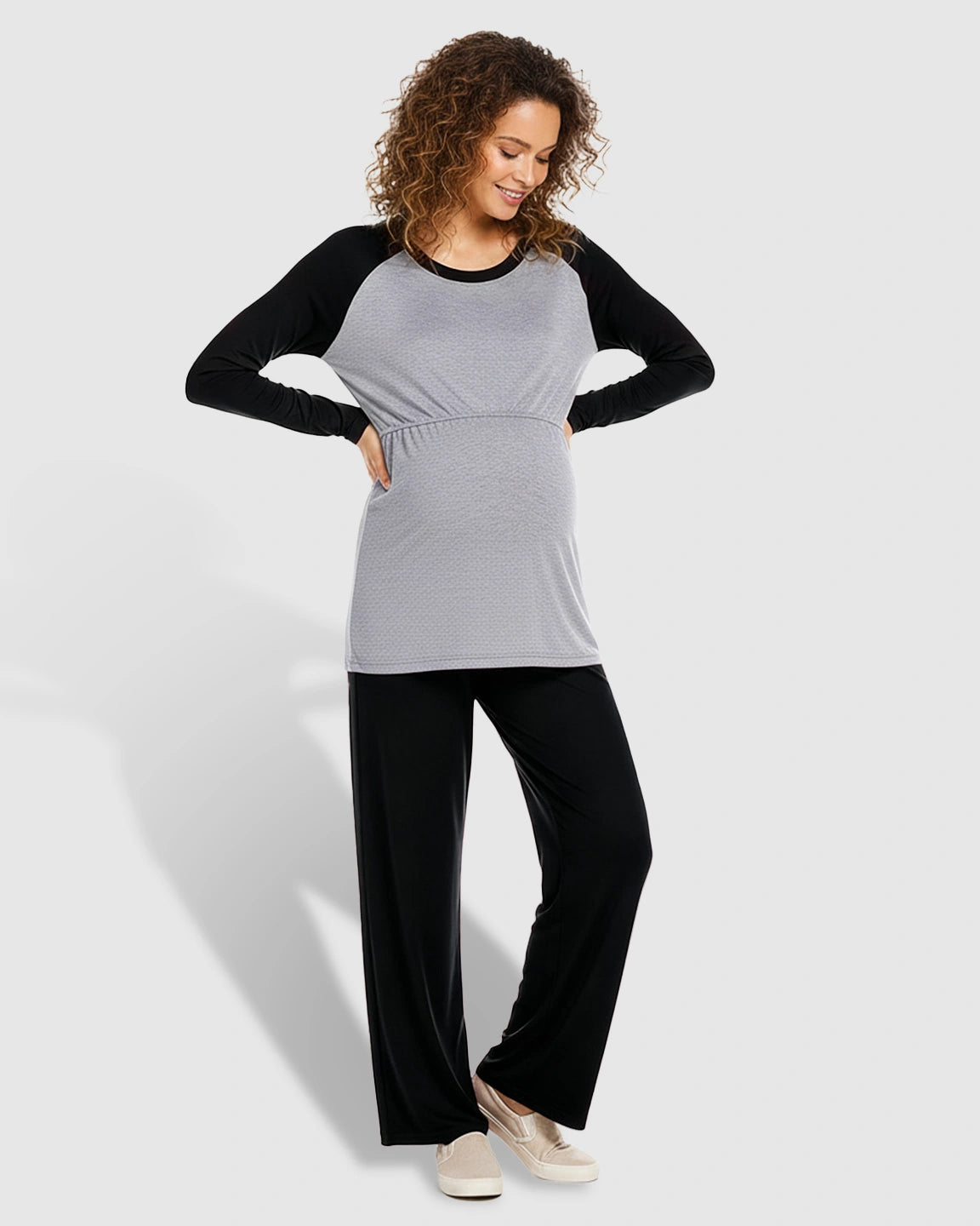 Soft Stretch Nursing Maternity Sleepwear Set