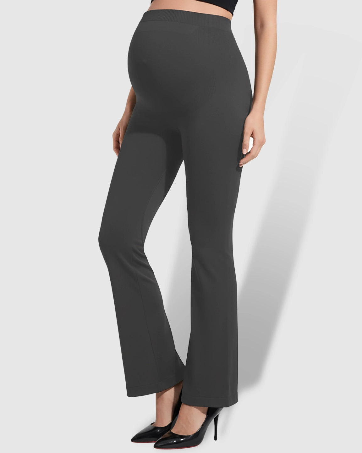 Over-Belly Bootcut Maternity Pants