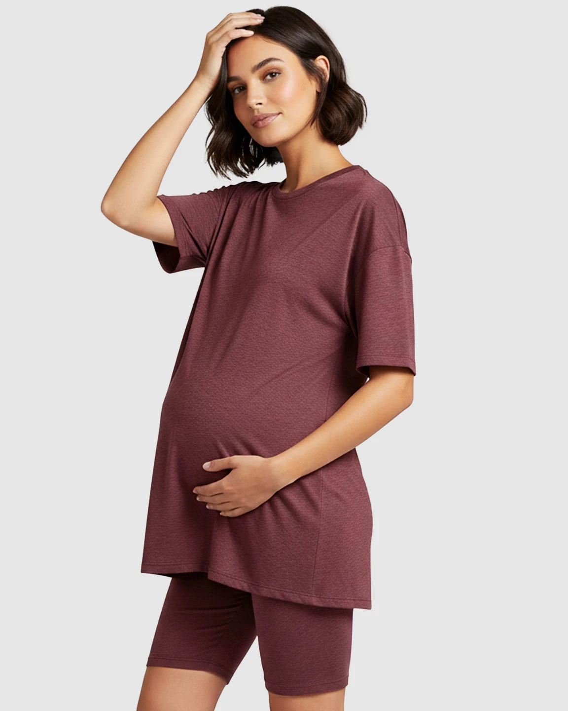 Ultra-Soft Oversized Maternity Loungewear Set