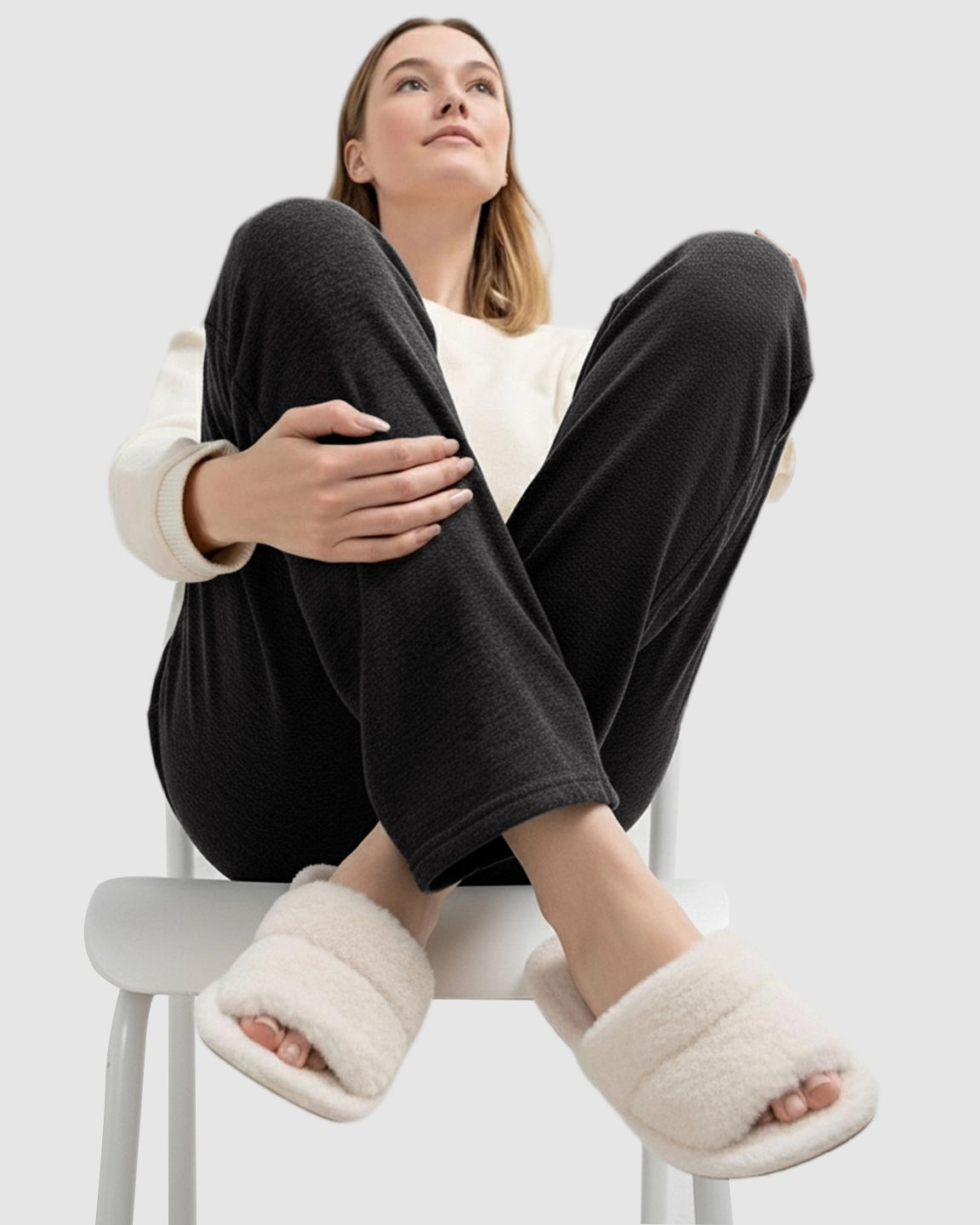 Wide-Leg Flowy Support Maternity Pants