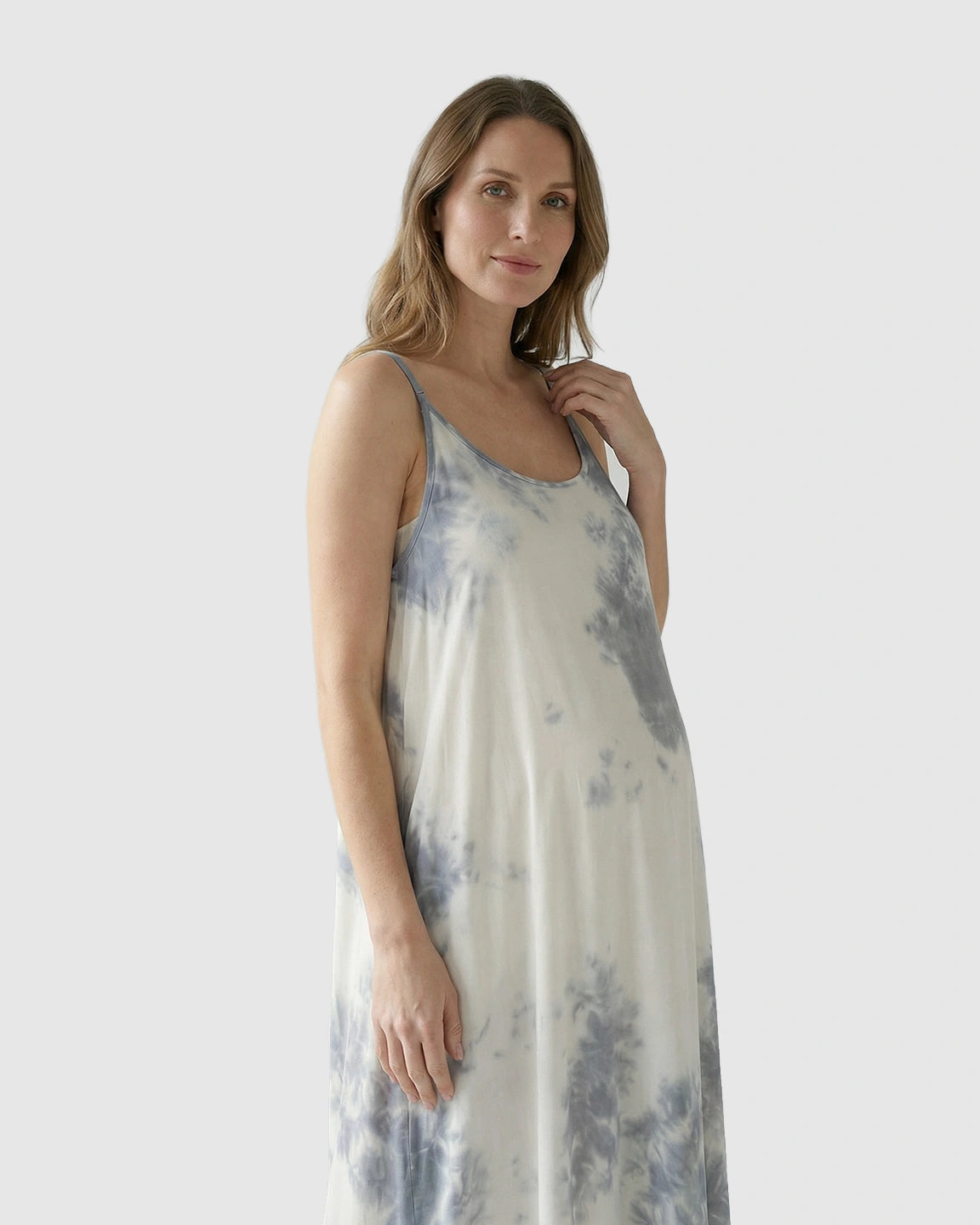 Spaghetti-Strap Everyday Maternity Maxi Dress