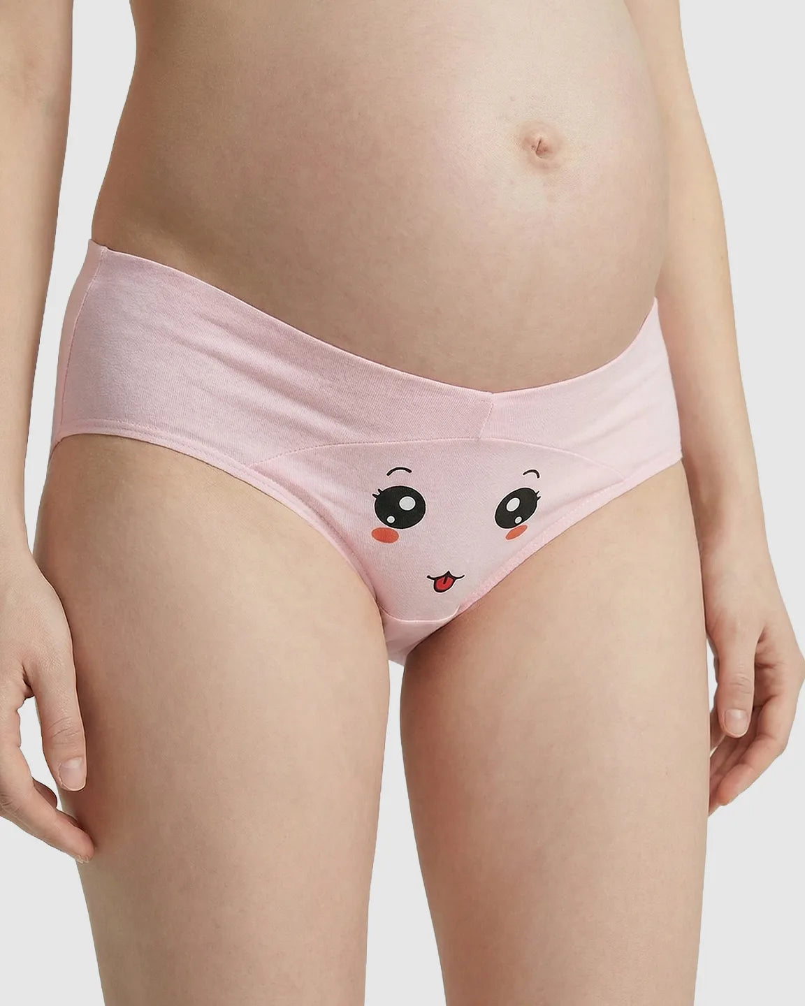 Mid-Waist Cotton Maternity Panties