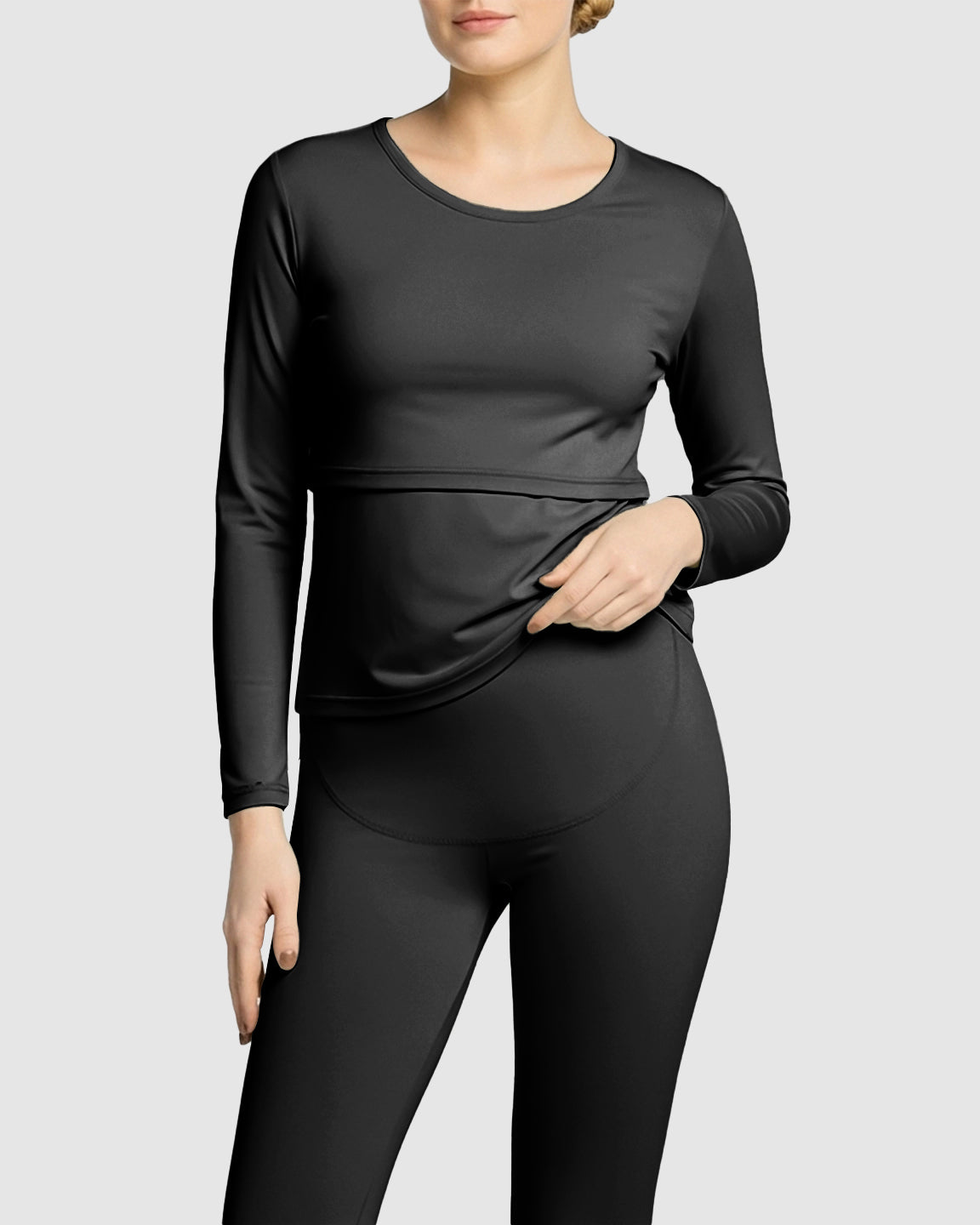 Thick Cotton Nursing Maternity Pajama Set