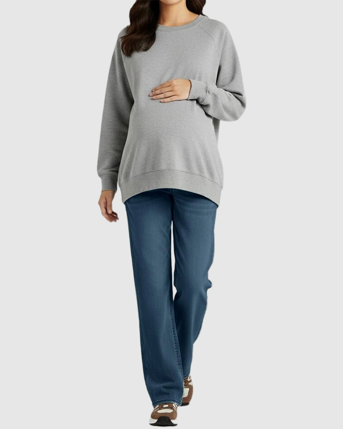 Soft Stretch Straight-Leg Maternity Jeans