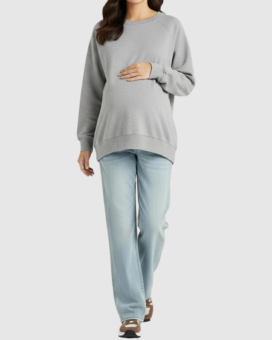 Soft Stretch Straight-Leg Maternity Jeans